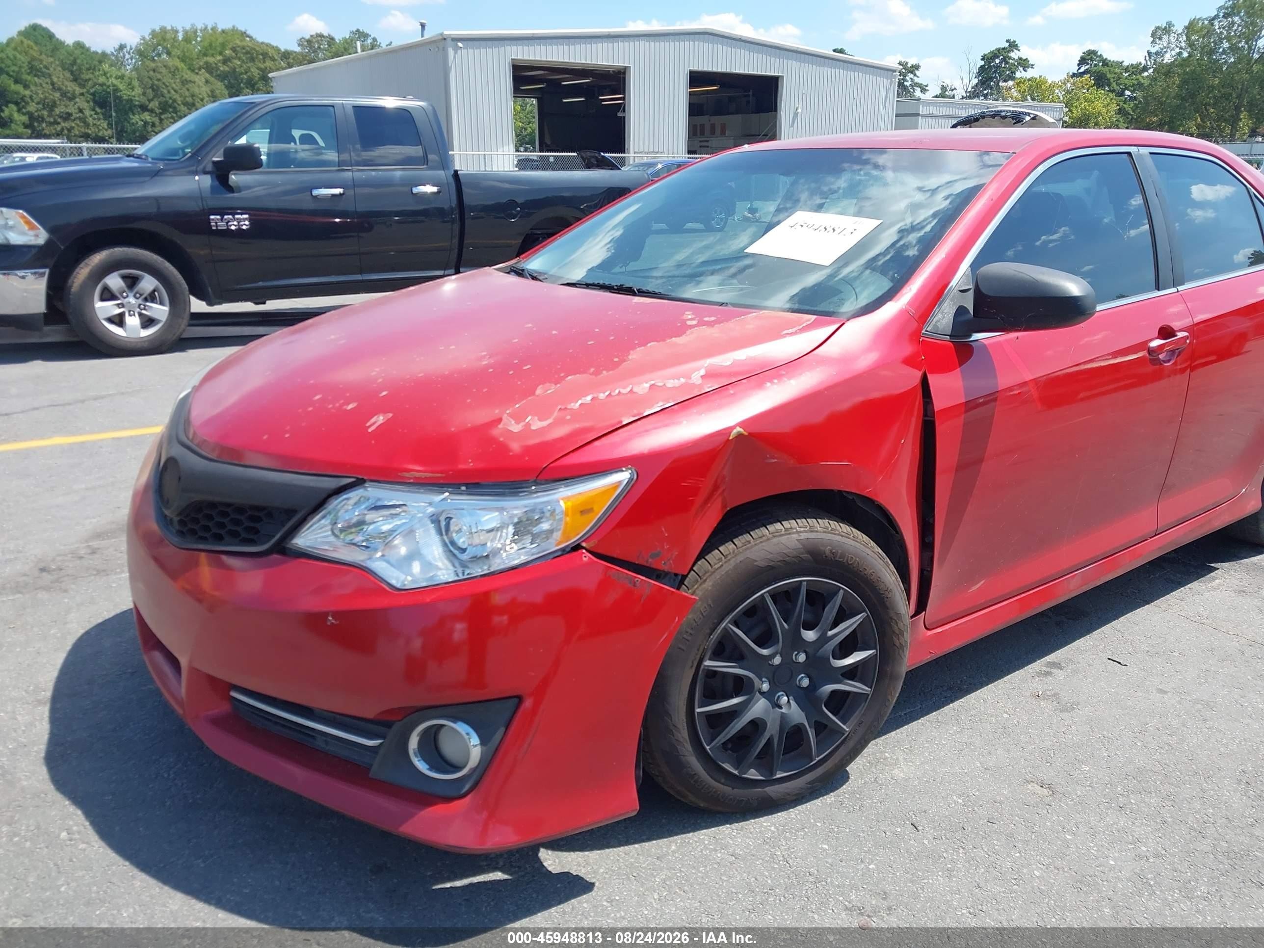 2014 Toyota Camry Se Red vin: 4T1BF1FK8EU867910