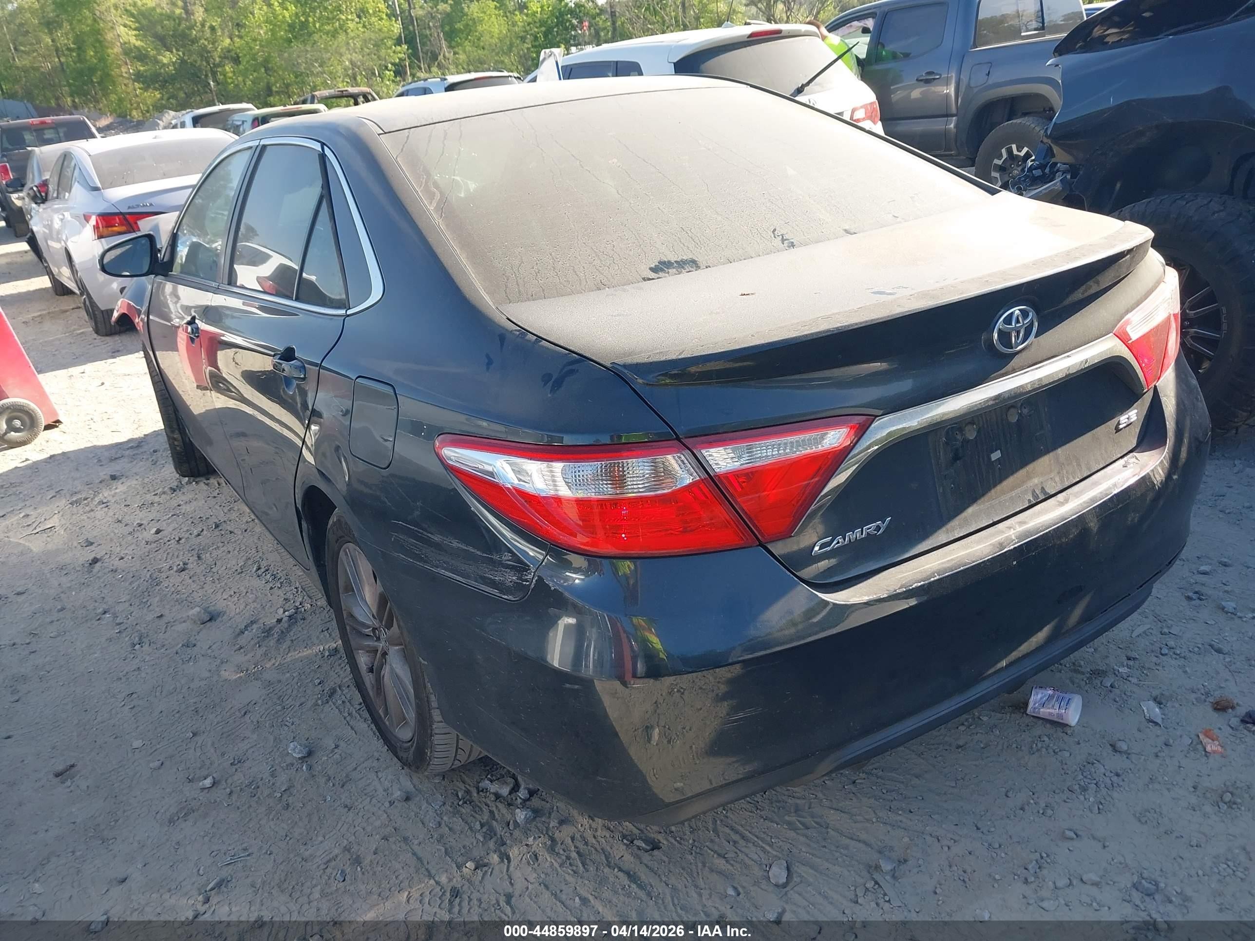 2015 Toyota Camry Se Black vin: 4T1BF1FK8FU016739