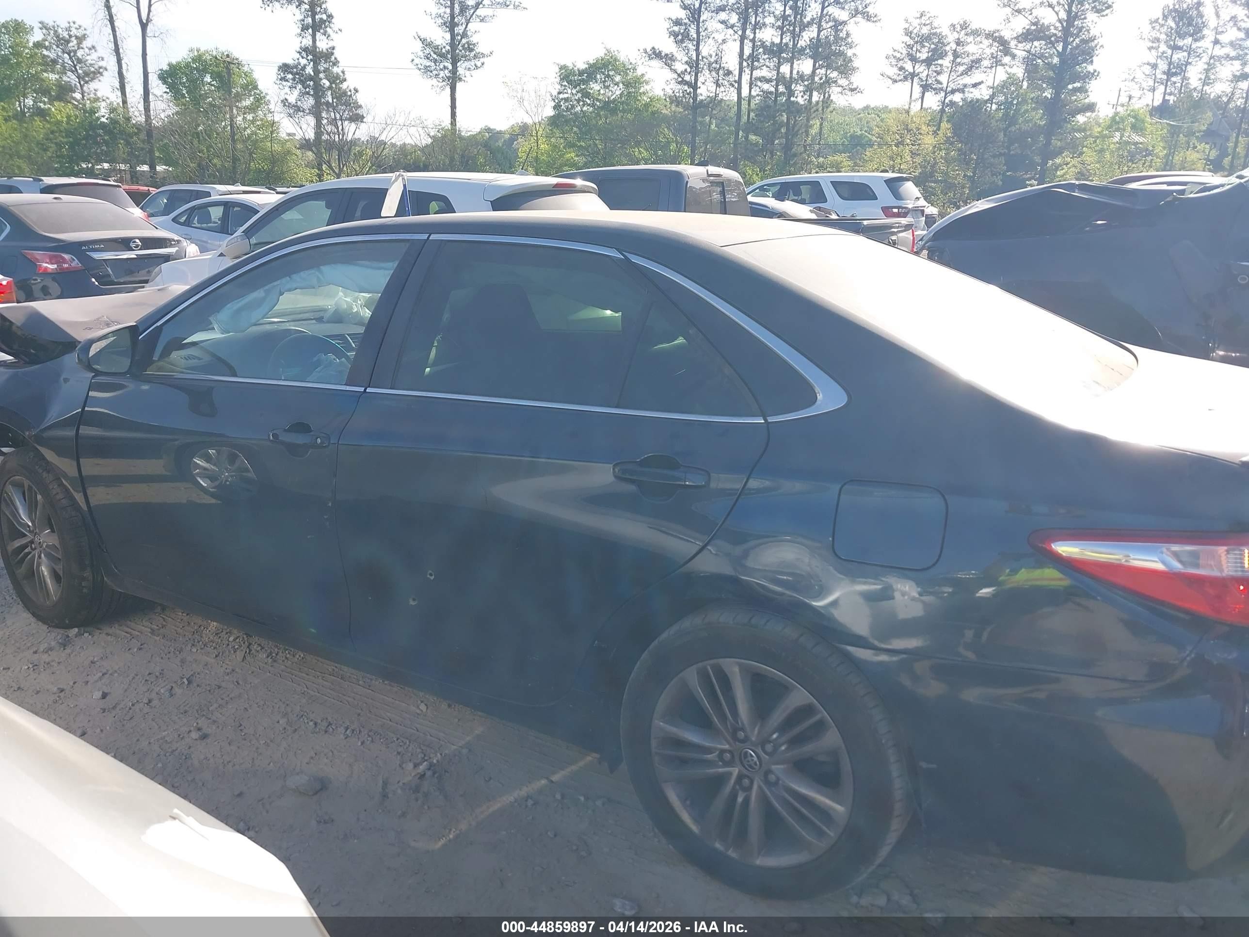 2015 Toyota Camry Se Black vin: 4T1BF1FK8FU016739