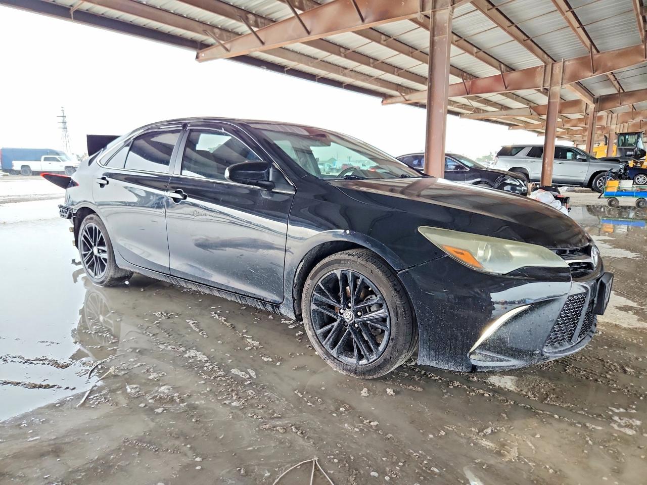 2015 Toyota Camry Se Black vin: 4T1BF1FK8FU023075