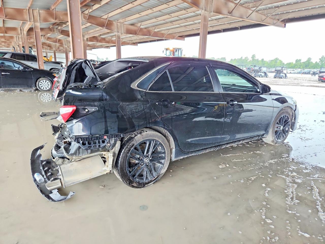 2015 Toyota Camry Se Black vin: 4T1BF1FK8FU023075