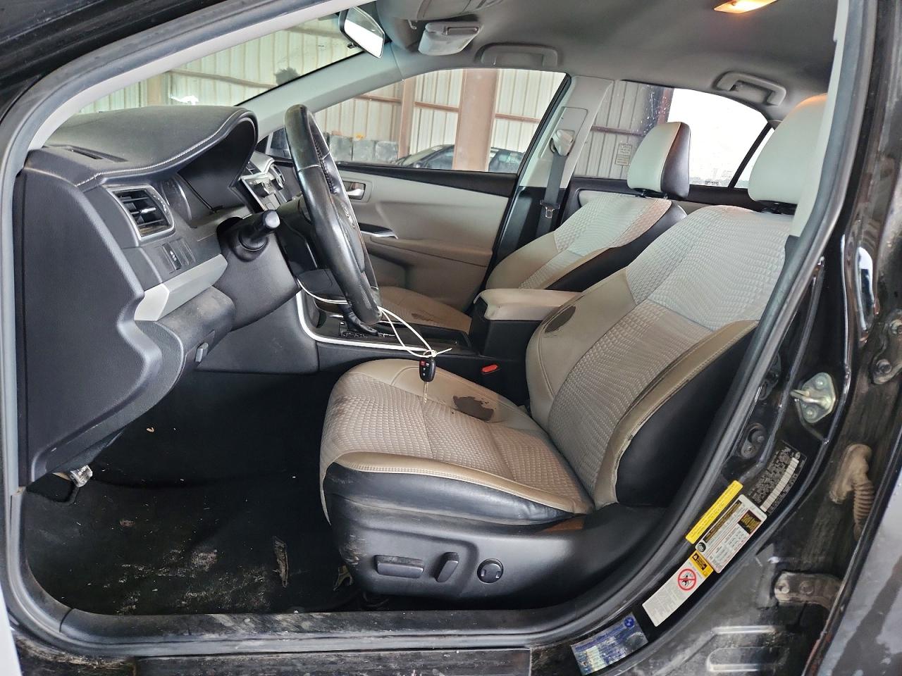 2015 Toyota Camry Se Black vin: 4T1BF1FK8FU023075