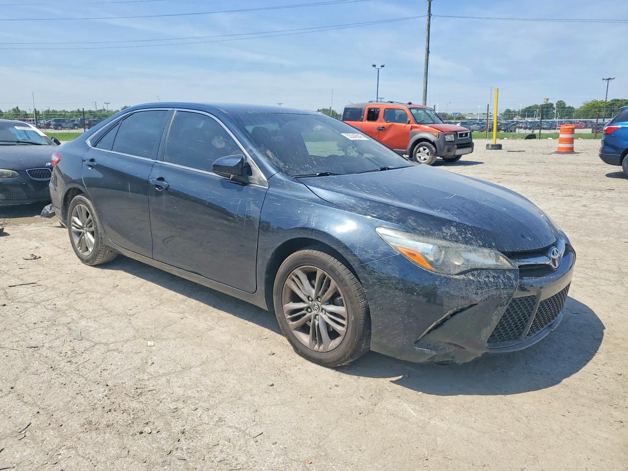 2015 Toyota Camry Se Blue vin: 4T1BF1FK8FU033251