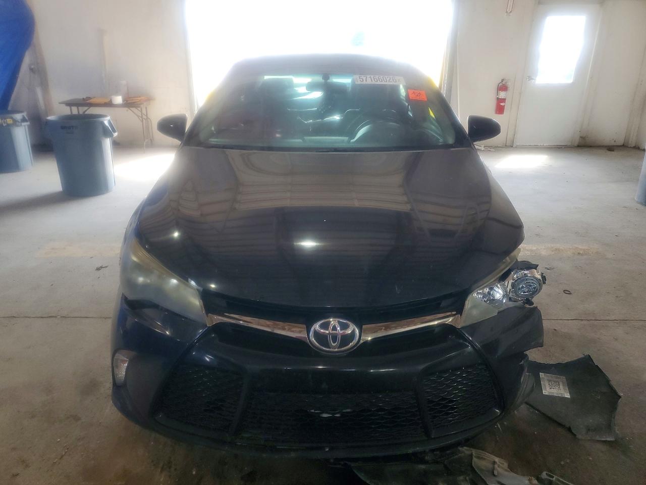 2015 Toyota Camry Black vin: 4T1BF1FK8FU036571