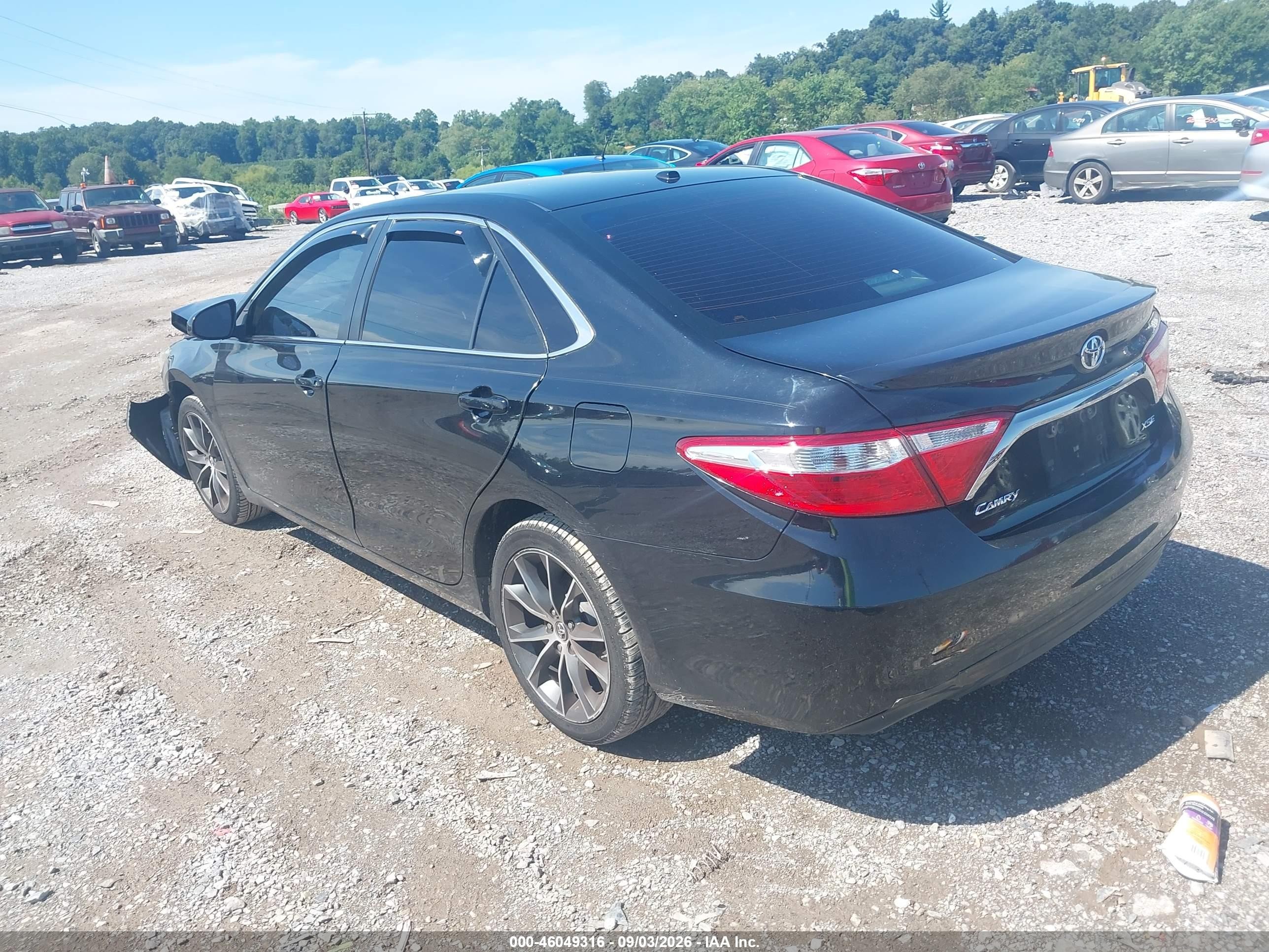 2015 Toyota Camry Xse Black vin: 4T1BF1FK8FU041253