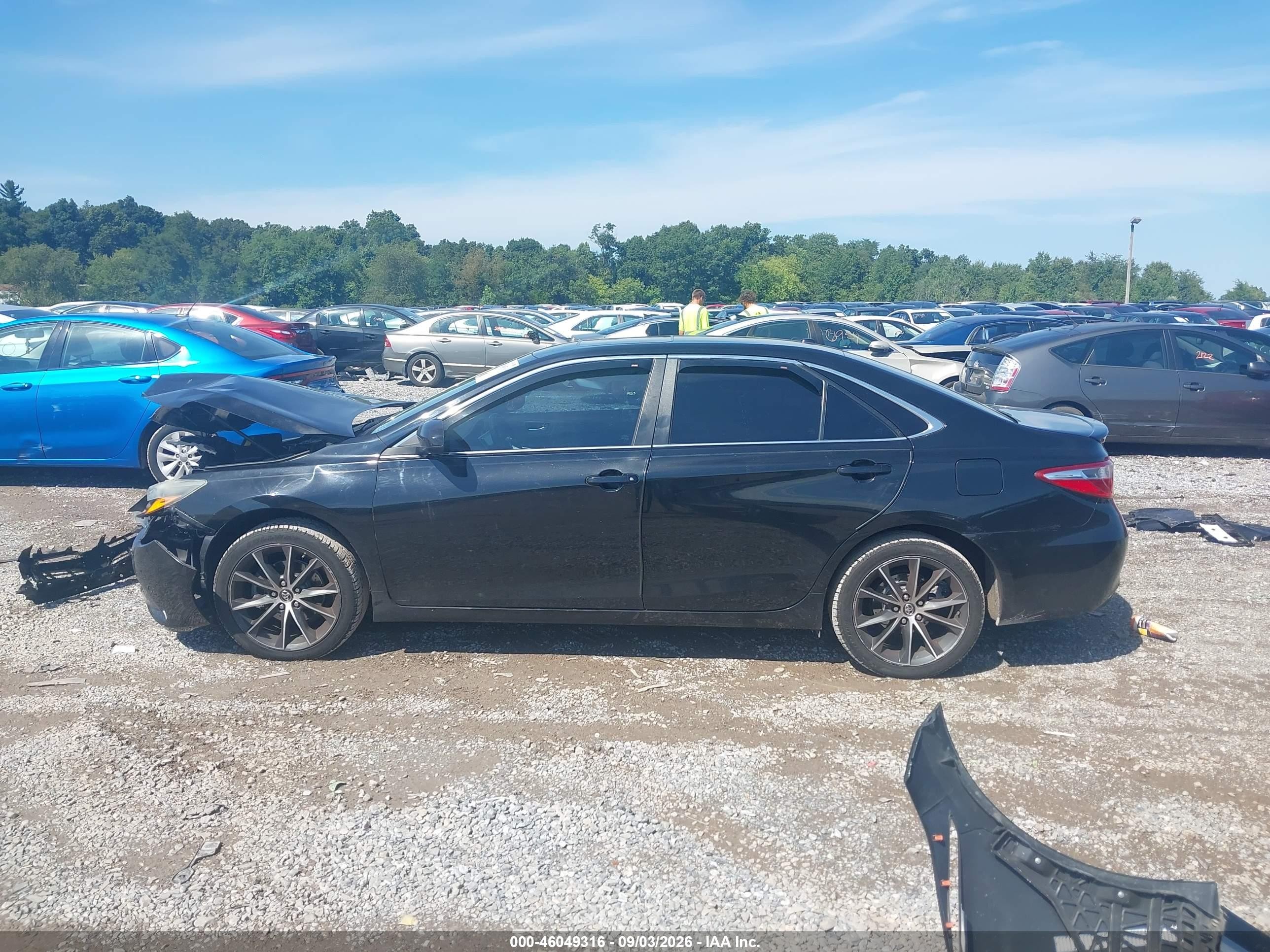 2015 Toyota Camry Xse Black vin: 4T1BF1FK8FU041253