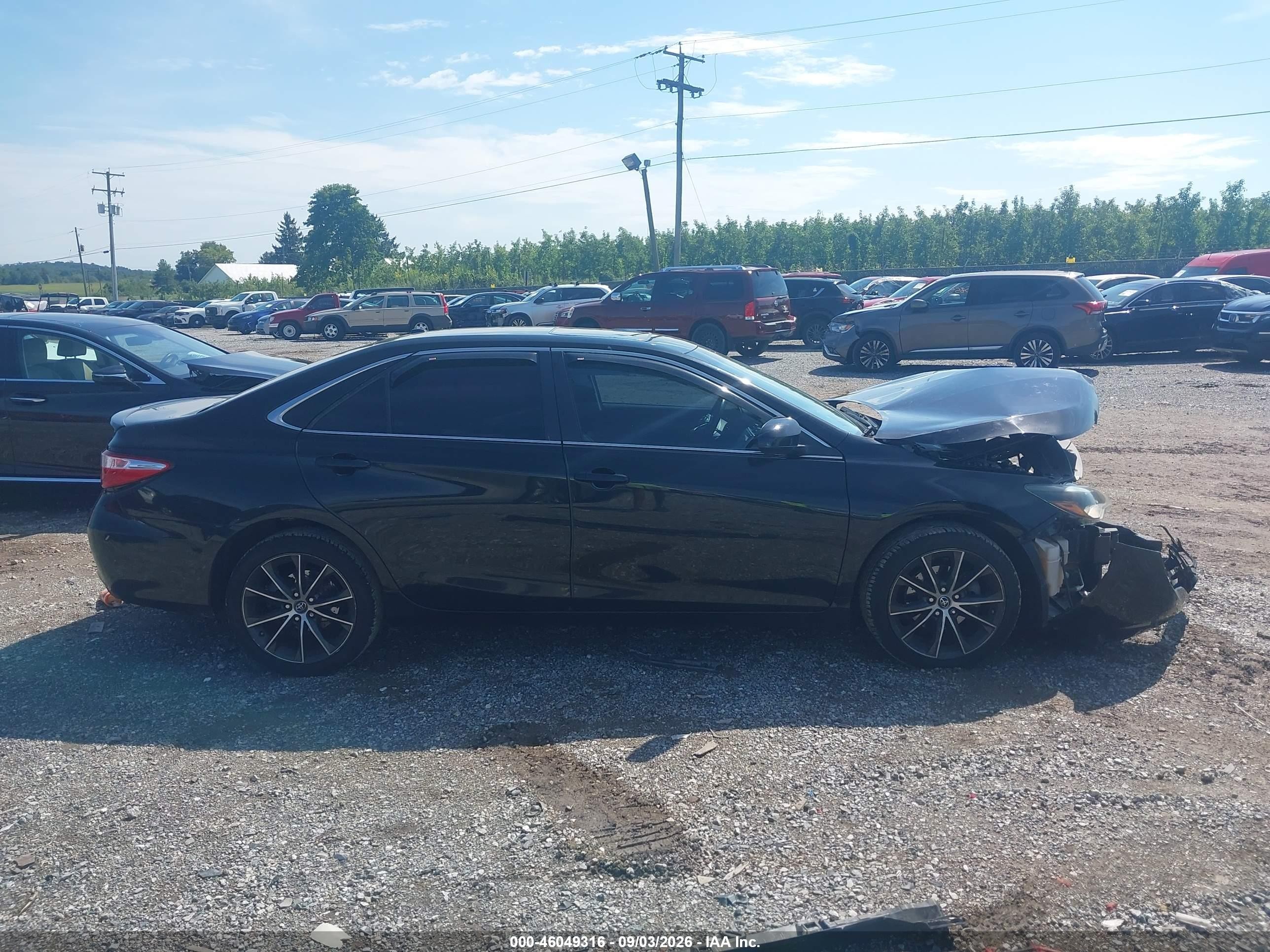 2015 Toyota Camry Xse Black vin: 4T1BF1FK8FU041253