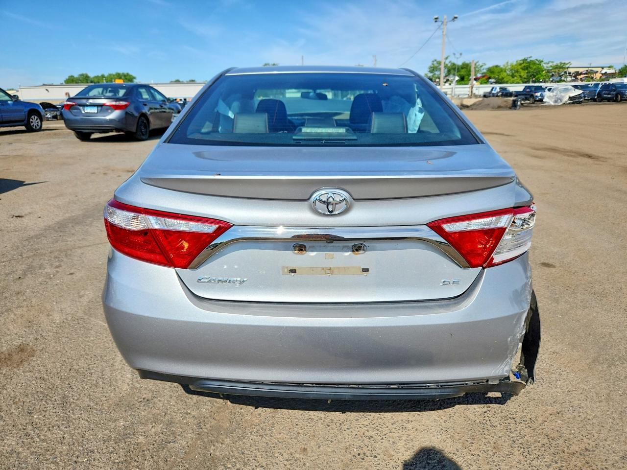 2015 Toyota Camry Se Silver vin: 4T1BF1FK8FU049112