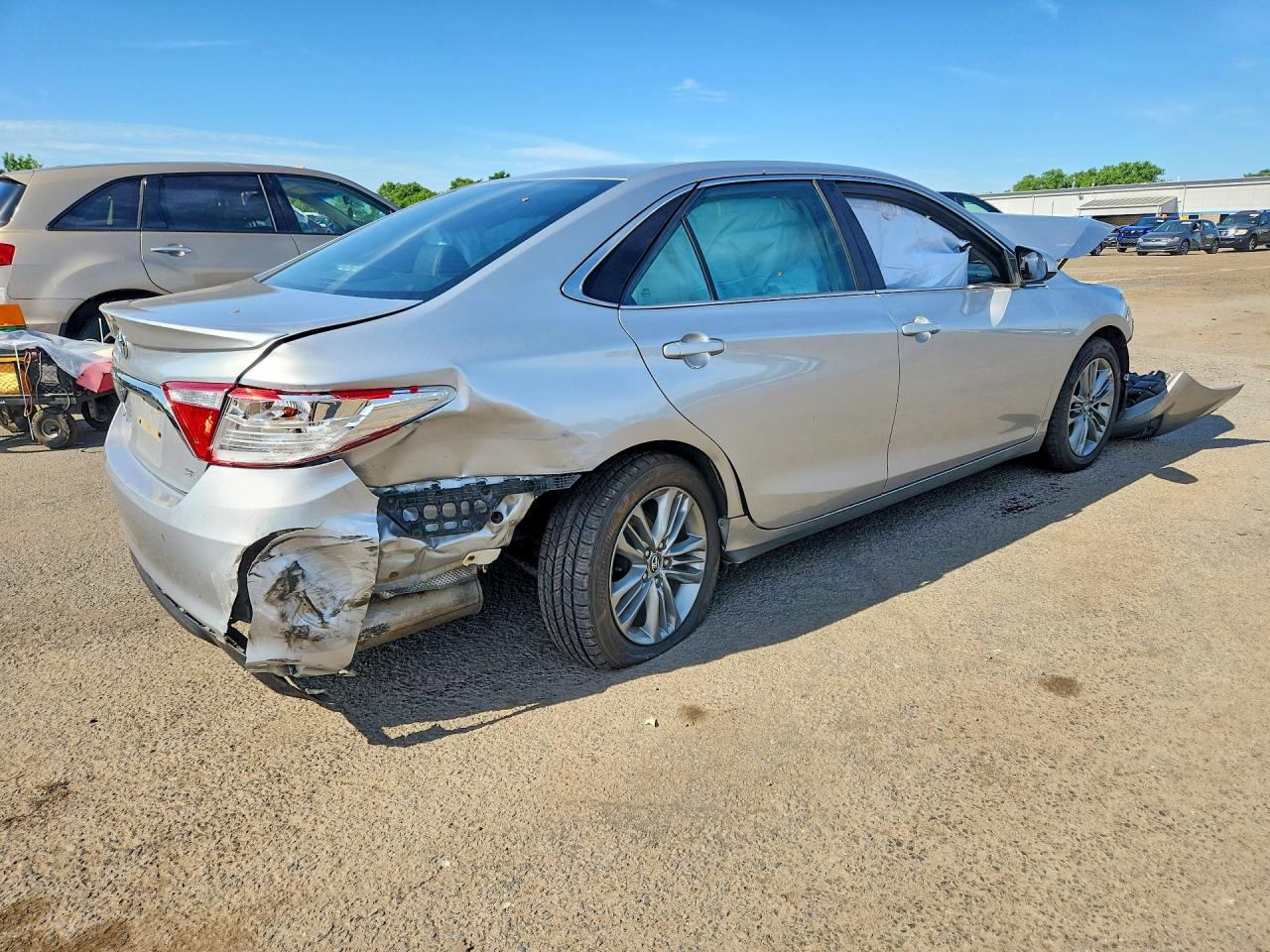 2015 Toyota Camry Se Silver vin: 4T1BF1FK8FU049112