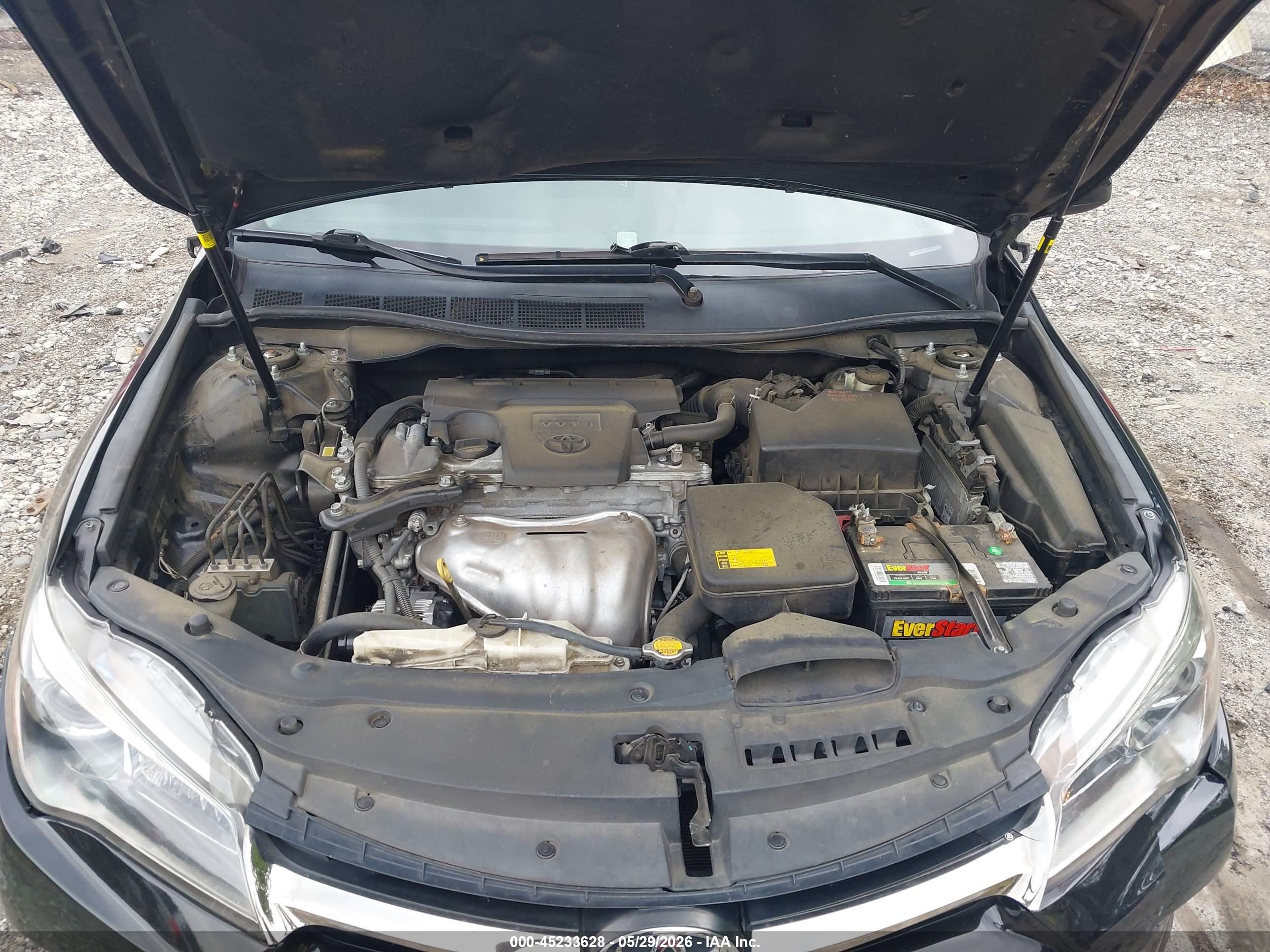2015 Toyota Camry Se Черный vin: 4T1BF1FK8FU053290