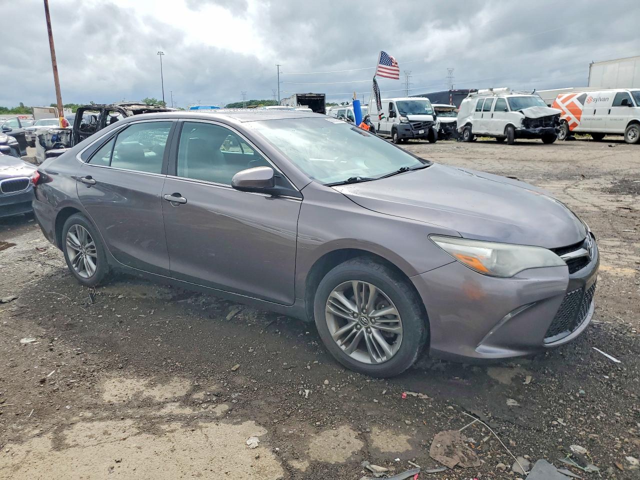 2015 Toyota Camry Se Угольный vin: 4T1BF1FK8FU059400