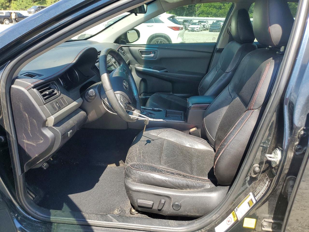 2015 Toyota Camry Se Black vin: 4T1BF1FK8FU079873