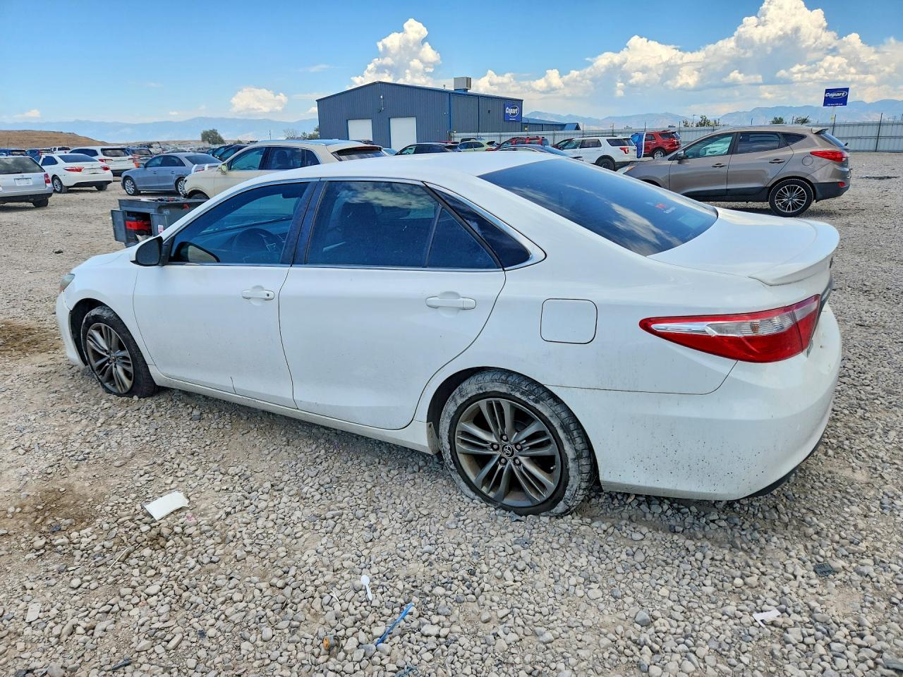 2015 Toyota Camry Se White vin: 4T1BF1FK8FU080523
