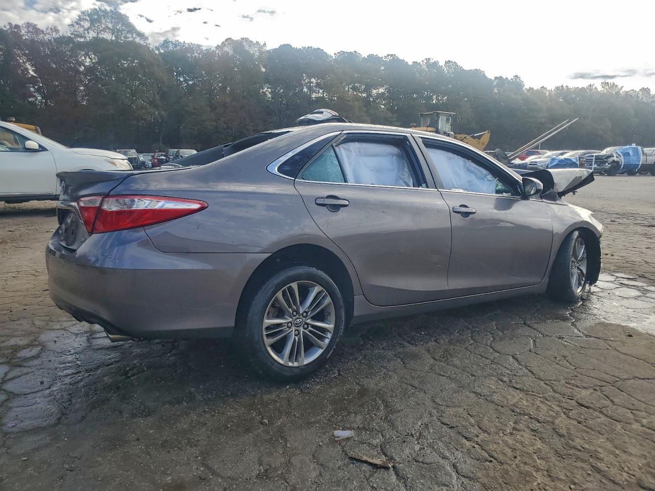 2015 Toyota Camry Se Gray vin: 4T1BF1FK8FU088556