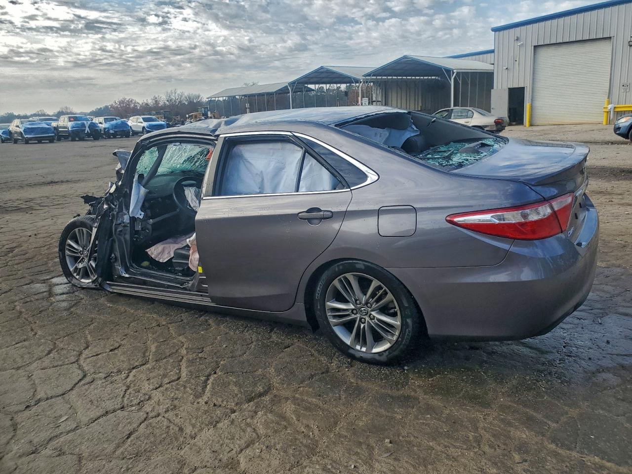 2015 Toyota Camry Se Gray vin: 4T1BF1FK8FU088556