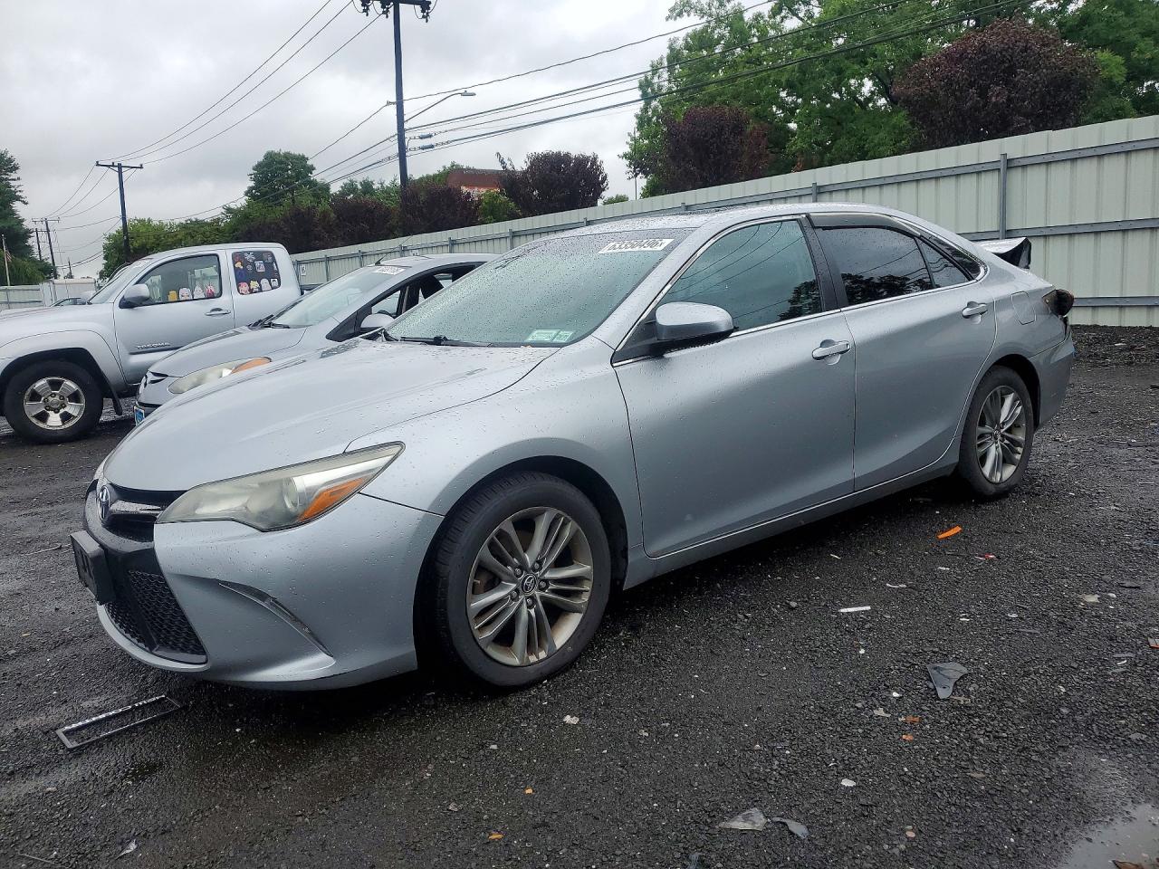 2015 Toyota Camry Se Silver vin: 4T1BF1FK8FU099556