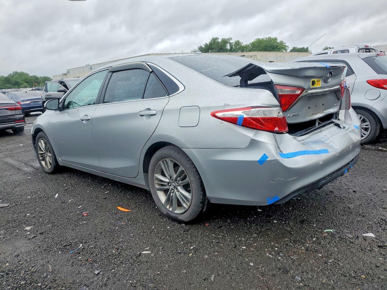 2015 Toyota Camry Se Silver vin: 4T1BF1FK8FU099556