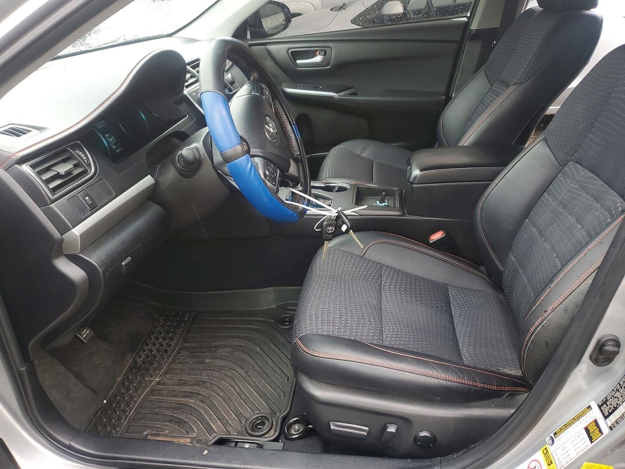 2015 Toyota Camry Se Silver vin: 4T1BF1FK8FU099556