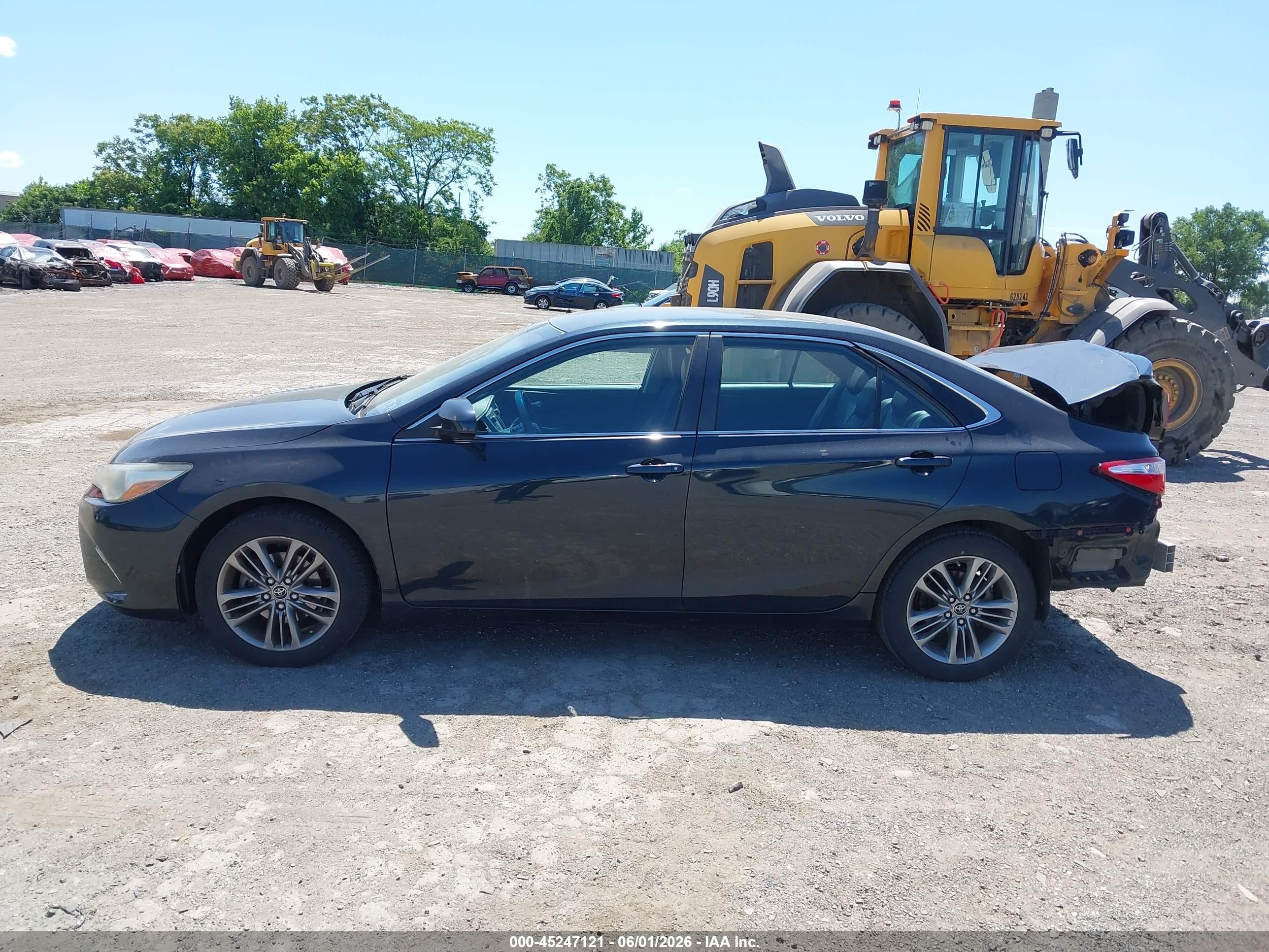 2015 Toyota Camry Se Black vin: 4T1BF1FK8FU100933