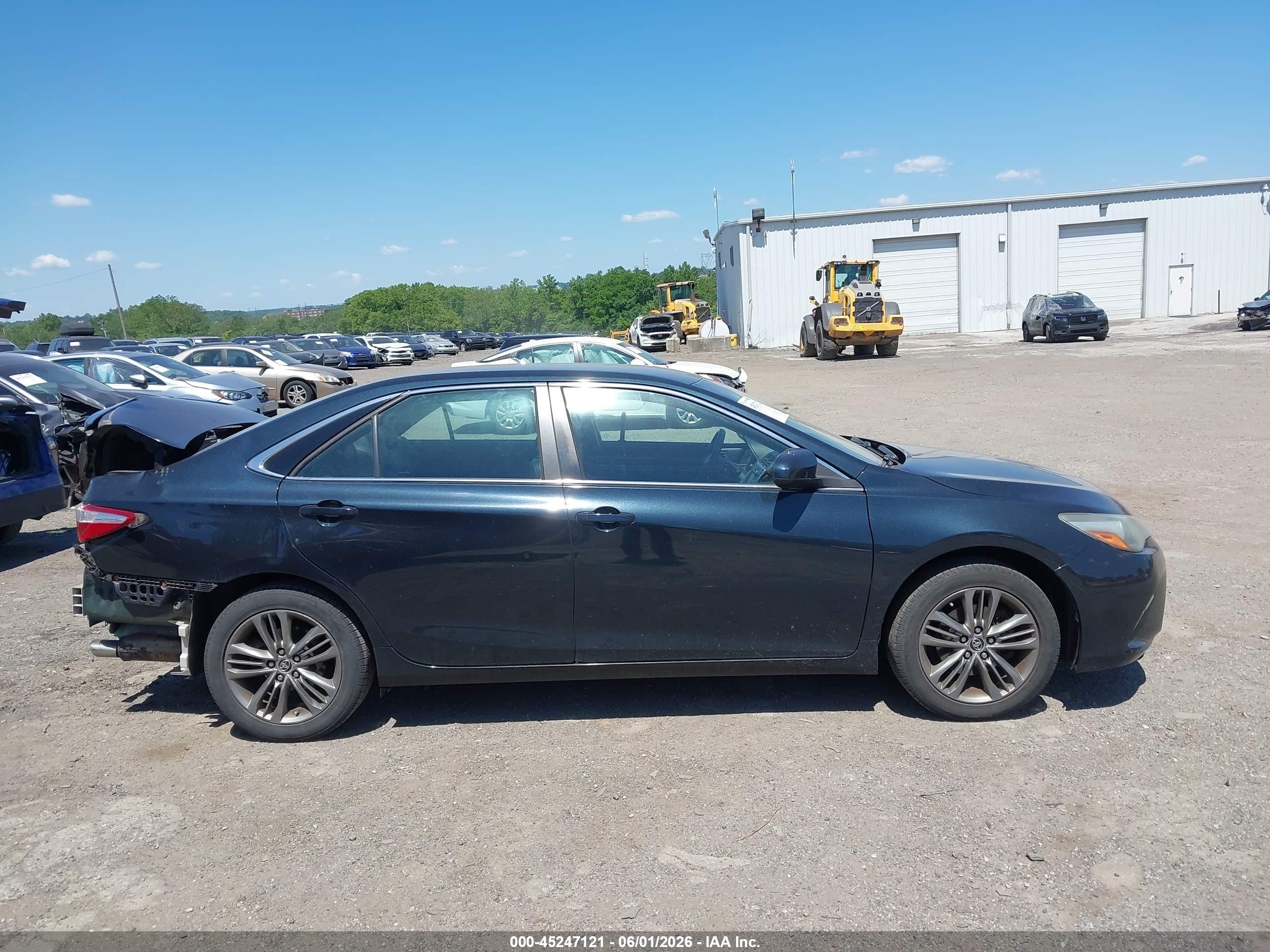 2015 Toyota Camry Se Black vin: 4T1BF1FK8FU100933
