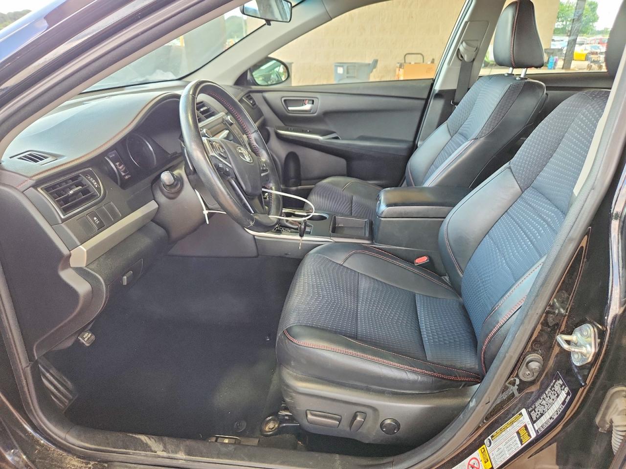 2015 Toyota Camry Se Black vin: 4T1BF1FK8FU106067