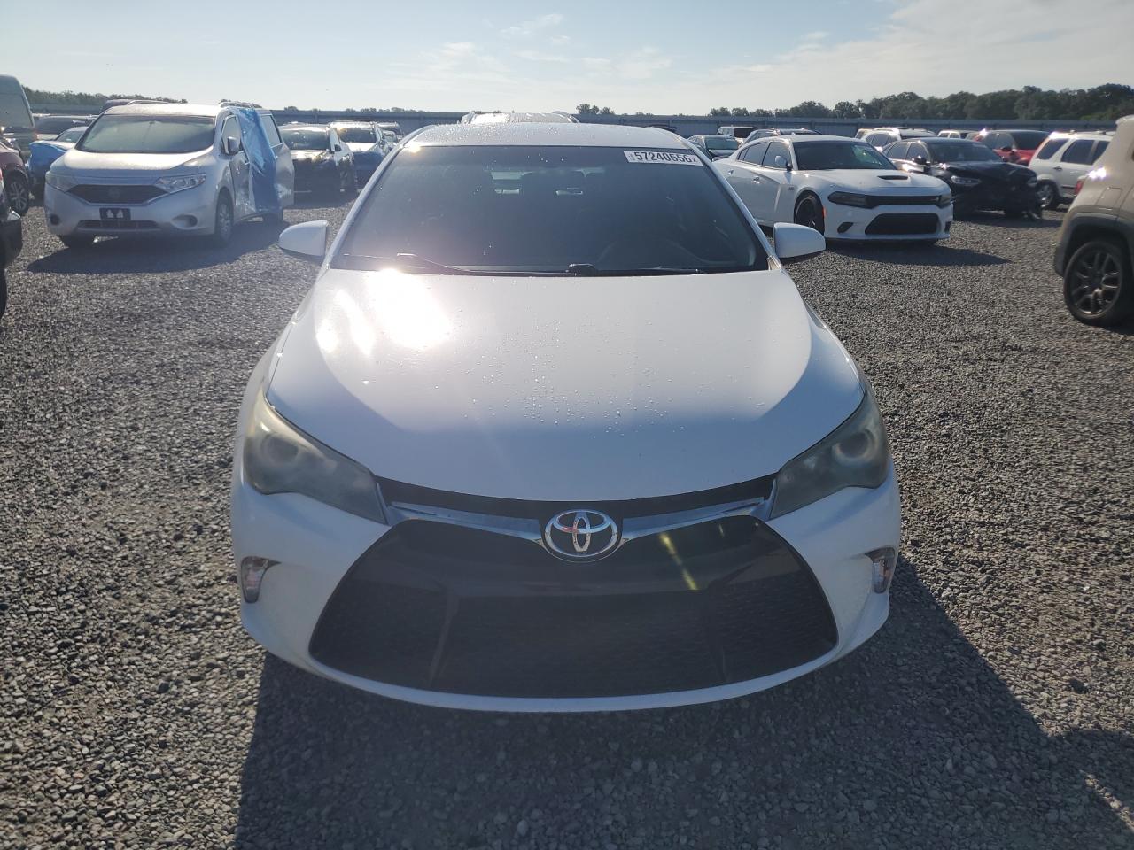 2015 Toyota Camry Se White vin: 4T1BF1FK8FU108949