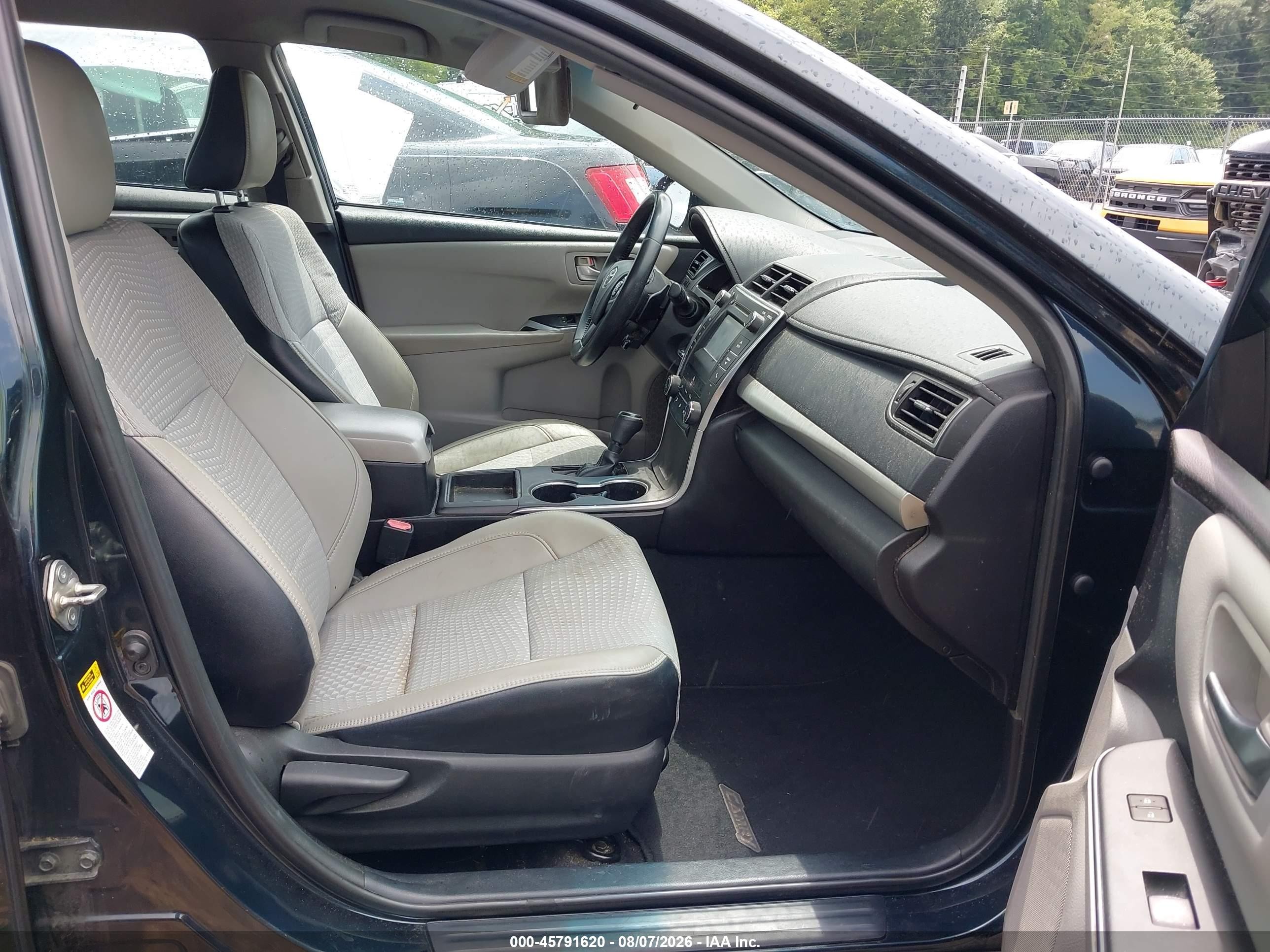 2015 Toyota Camry Se Black vin: 4T1BF1FK8FU109258