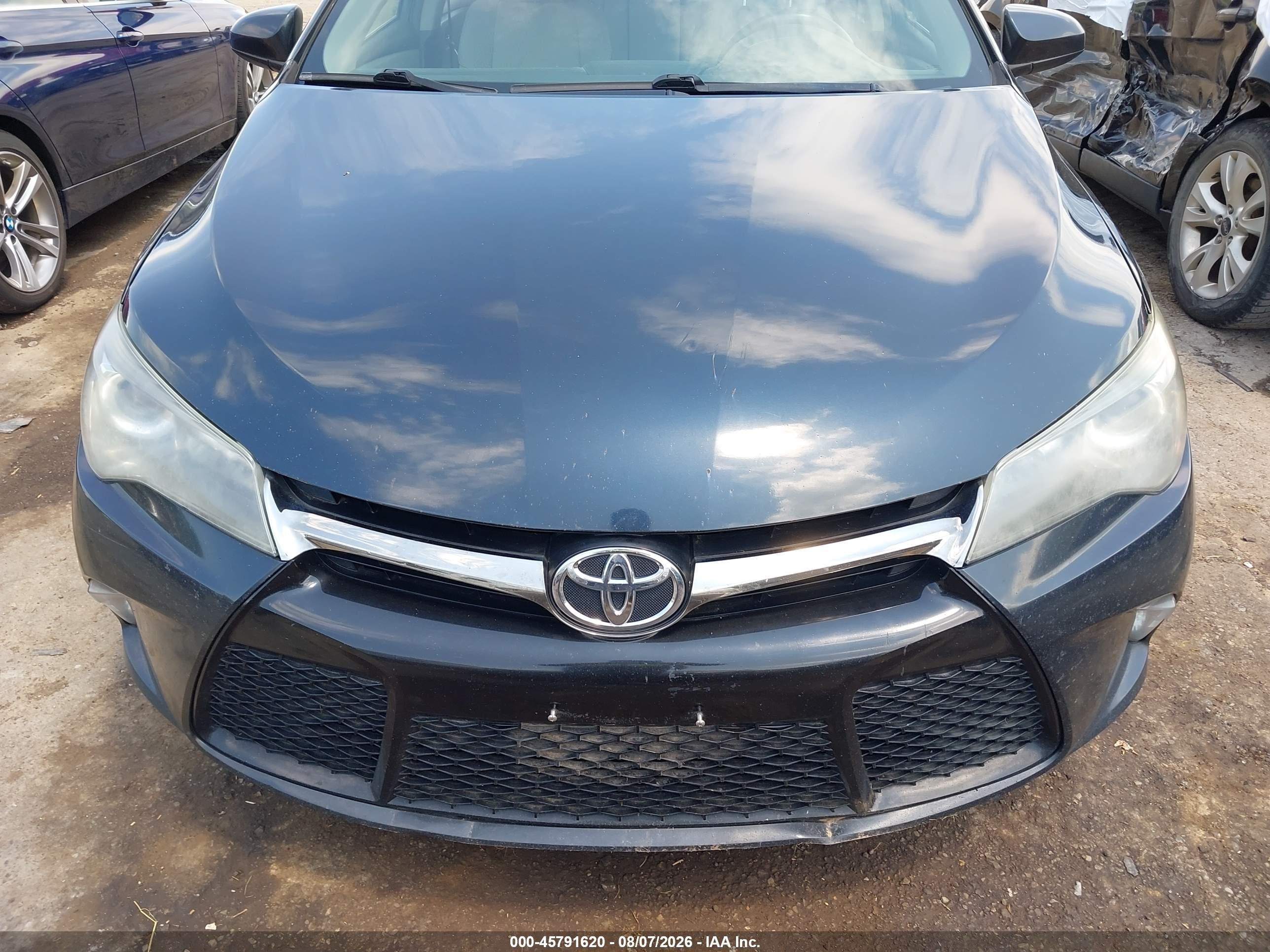 2015 Toyota Camry Se Black vin: 4T1BF1FK8FU109258