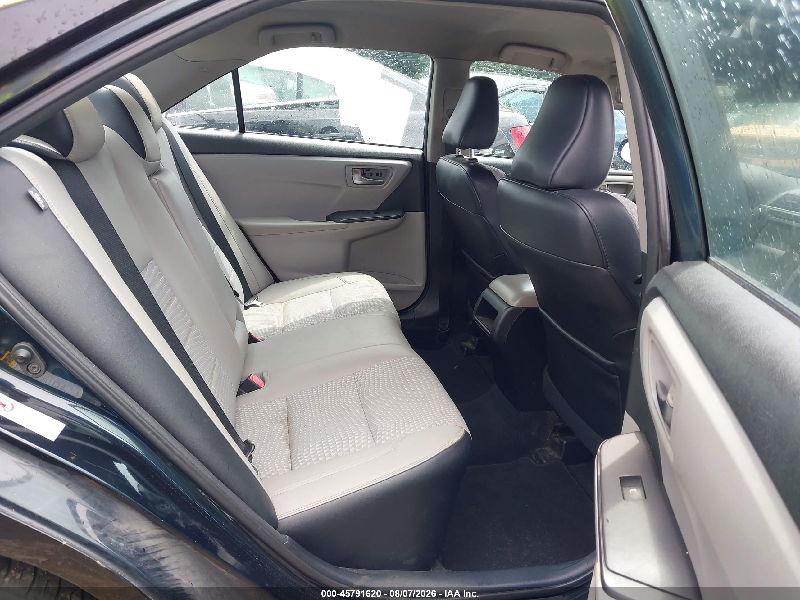 2015 Toyota Camry Se Black vin: 4T1BF1FK8FU109258