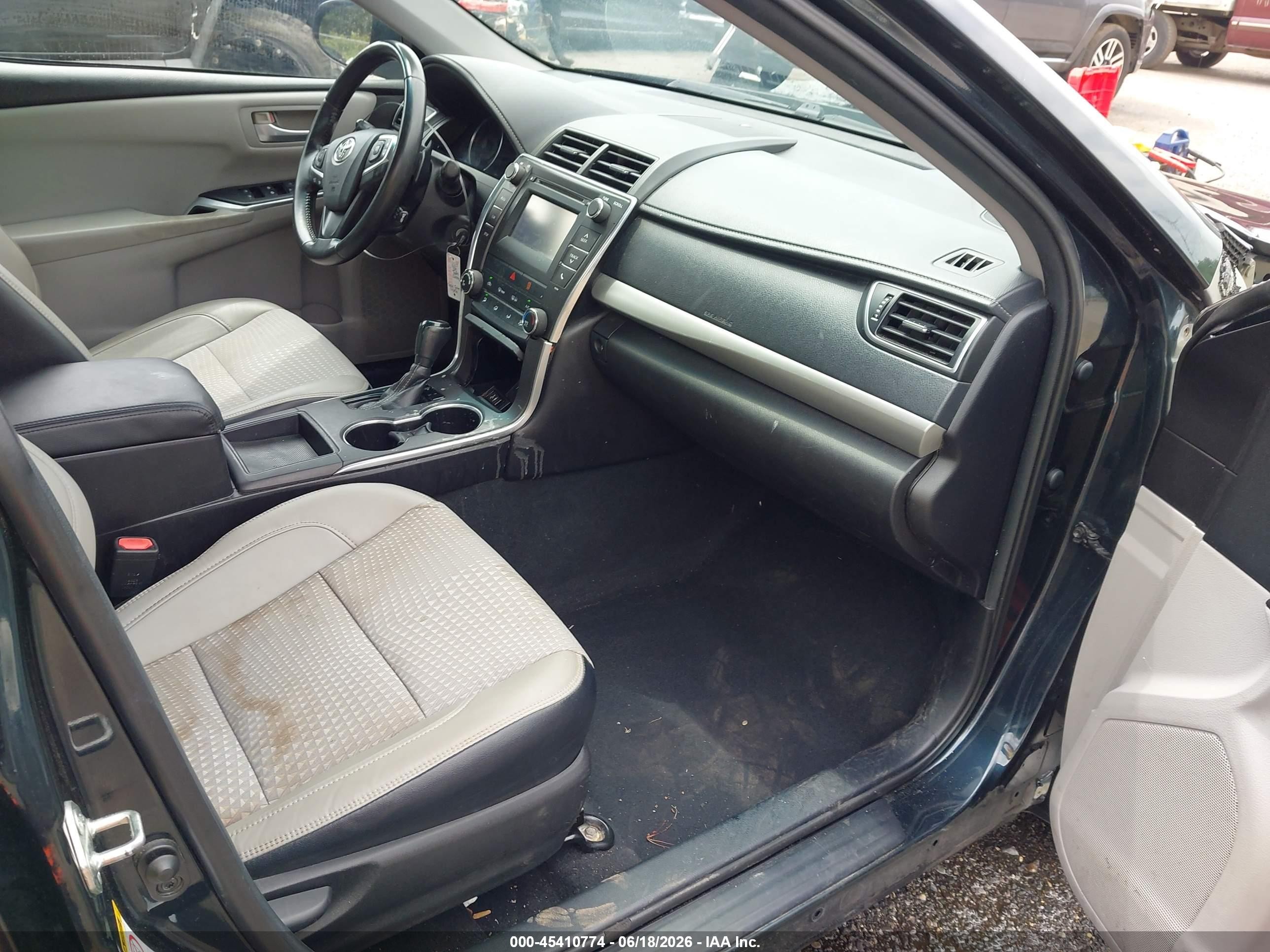 2015 Toyota Camry Se Black vin: 4T1BF1FK8FU110152