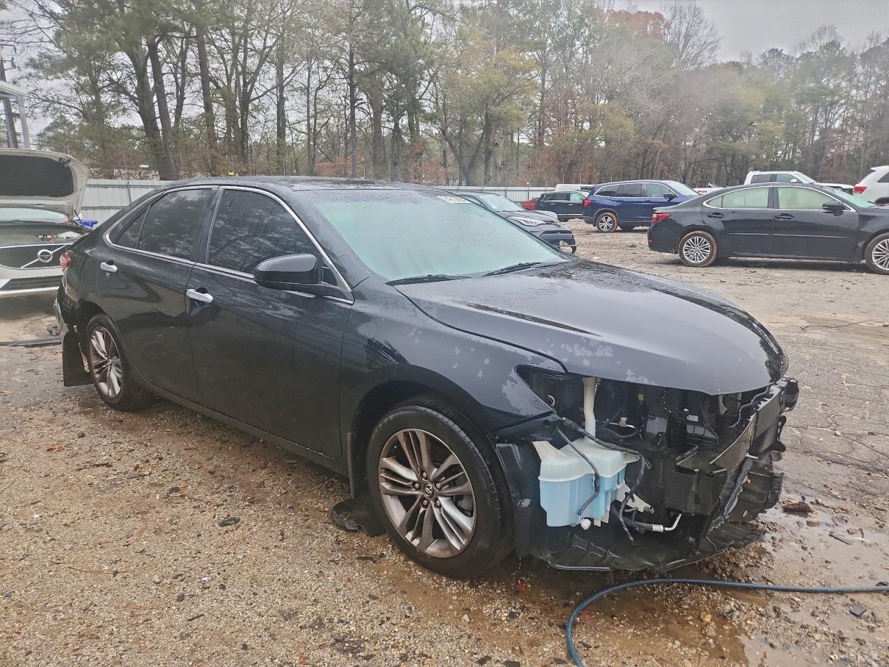 2015 Toyota Camry Se Черный vin: 4T1BF1FK8FU475964