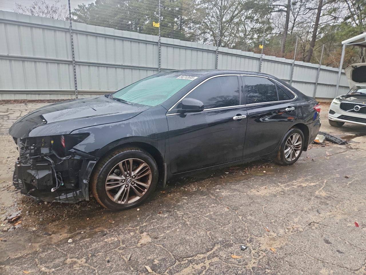 2015 Toyota Camry Se Black vin: 4T1BF1FK8FU475964