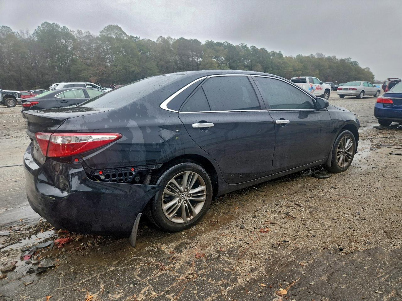 2015 Toyota Camry Se Черный vin: 4T1BF1FK8FU475964