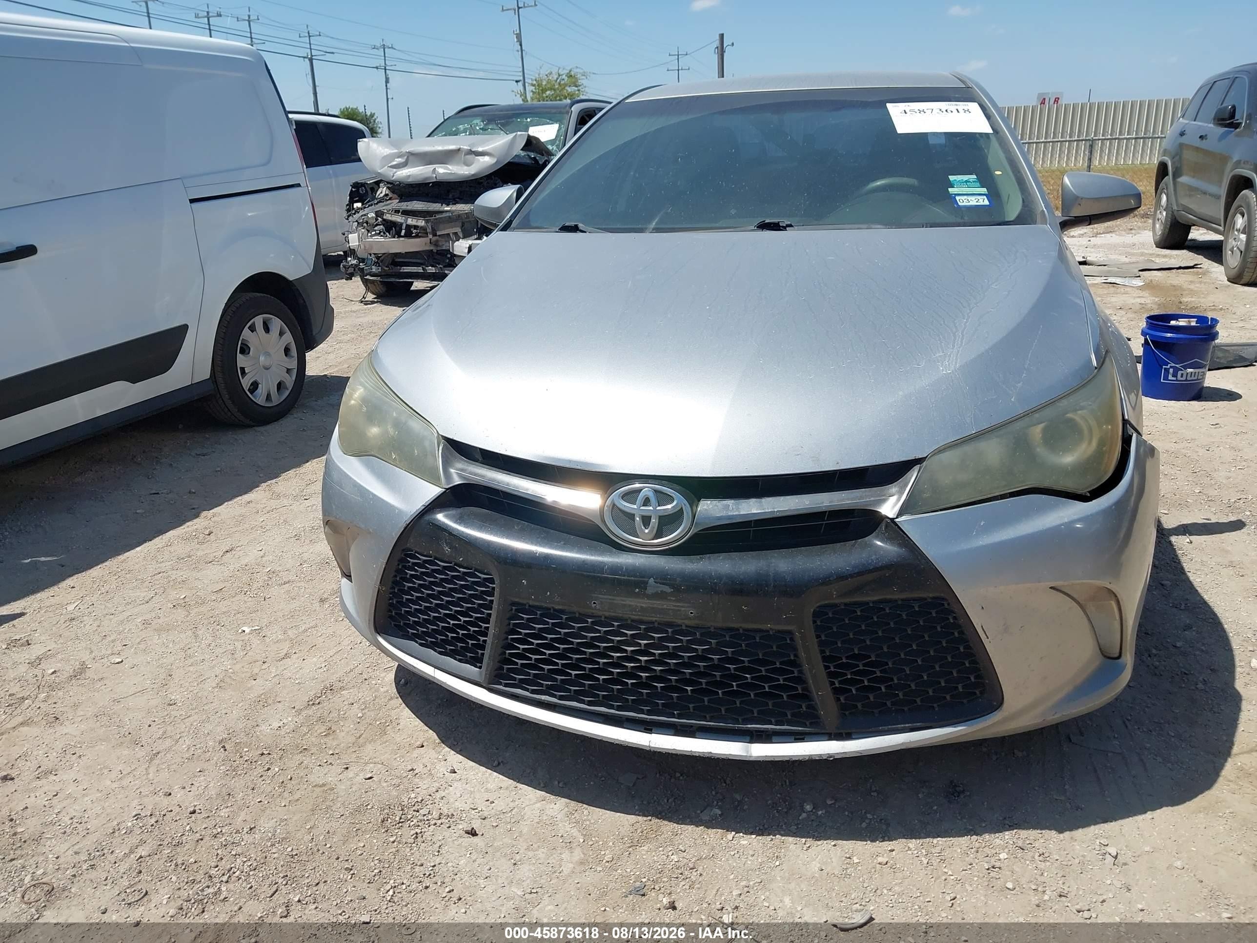 2015 Toyota Camry Se Silver vin: 4T1BF1FK8FU488553