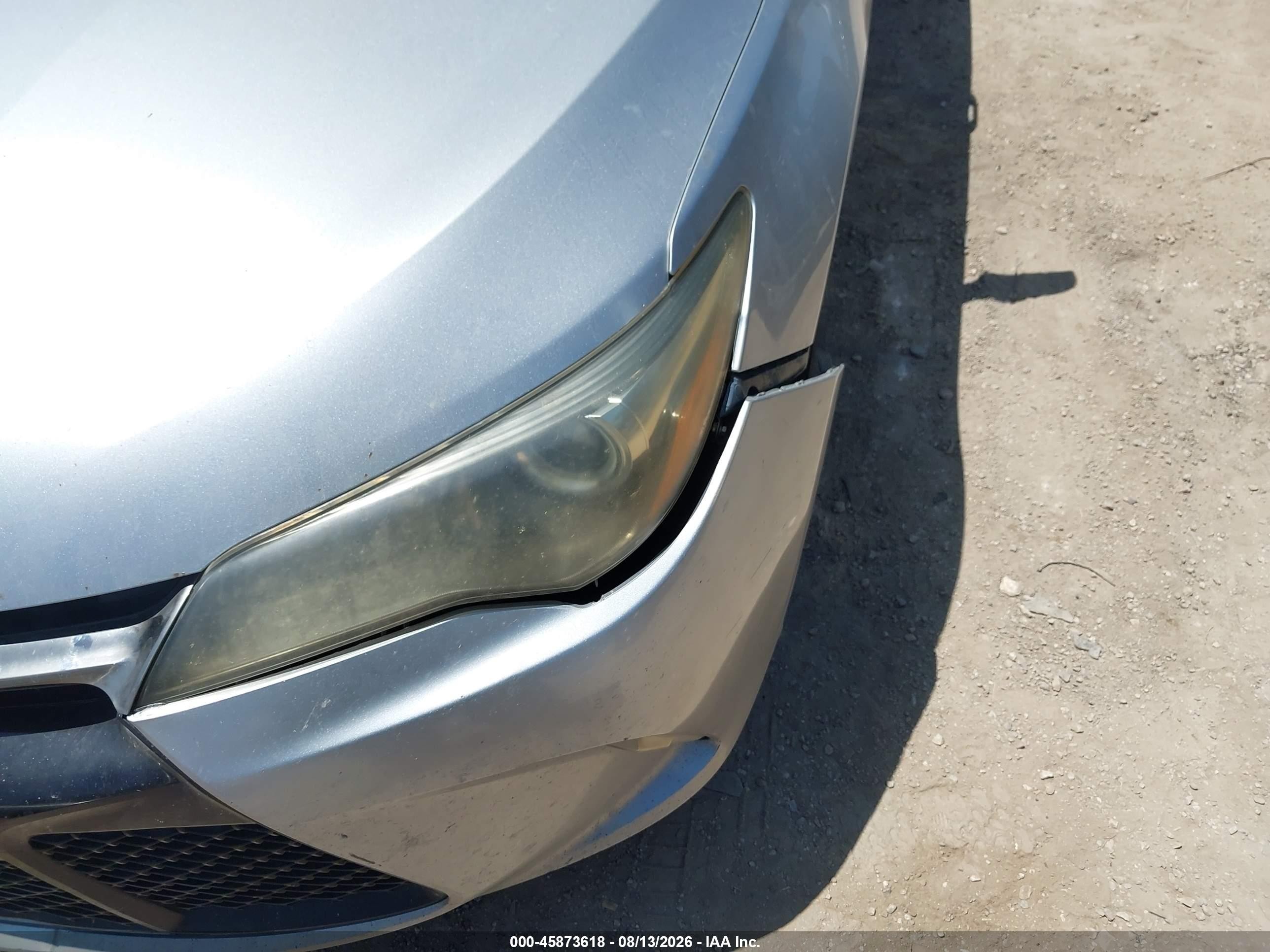2015 Toyota Camry Se Silver vin: 4T1BF1FK8FU488553