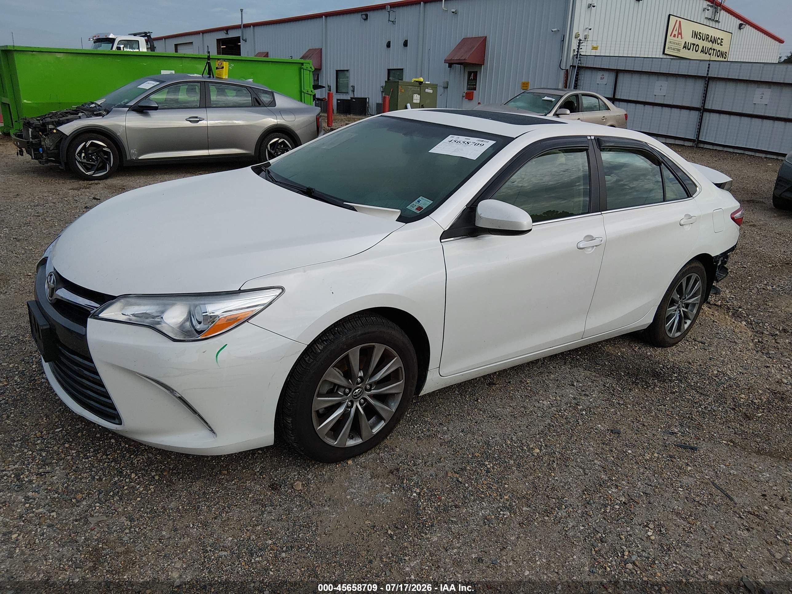2015 Toyota Camry Xle Белый vin: 4T1BF1FK8FU891397