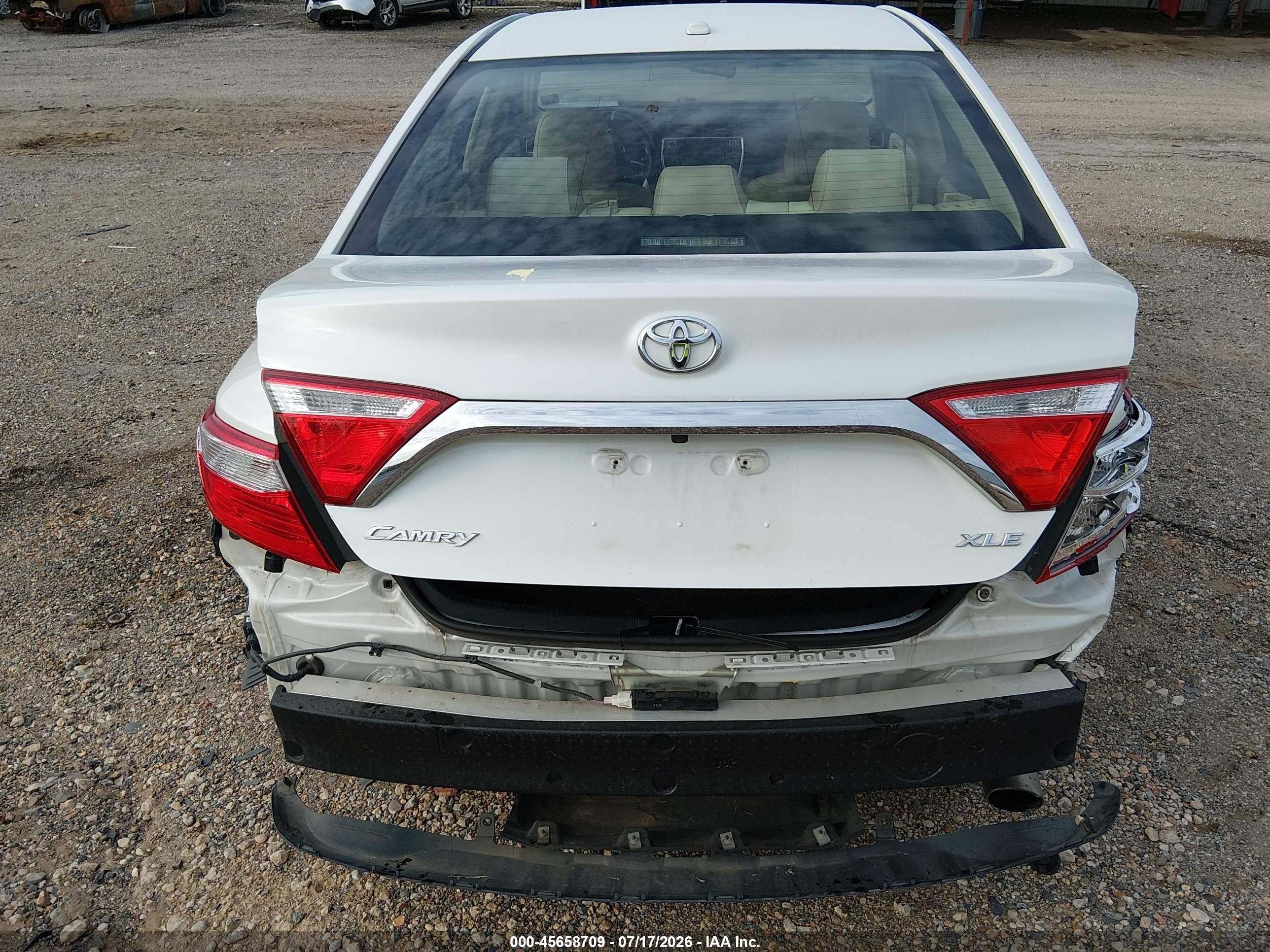 2015 Toyota Camry Xle Белый vin: 4T1BF1FK8FU891397