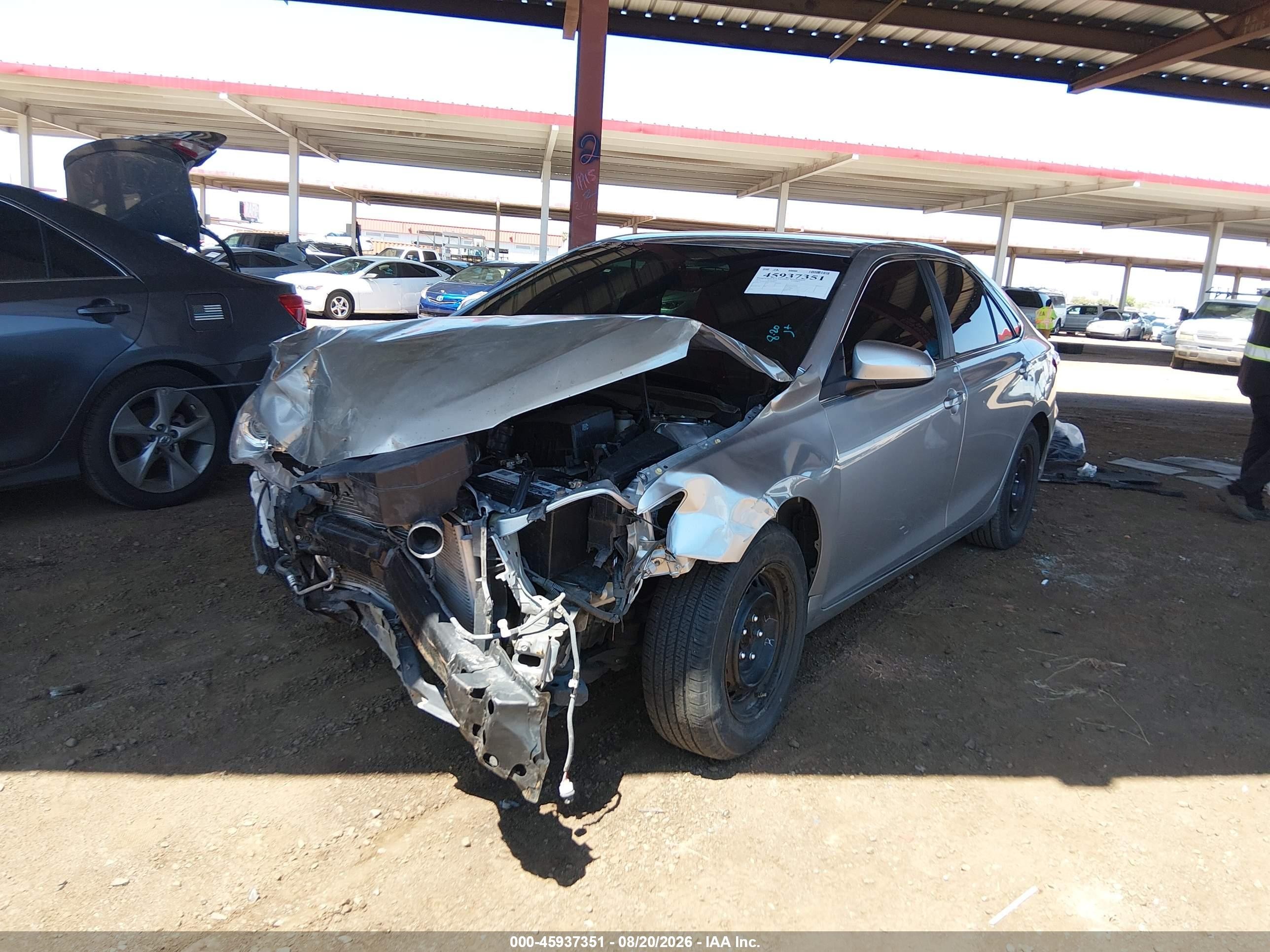 2015 Toyota Camry Le Silver vin: 4T1BF1FK8FU899824