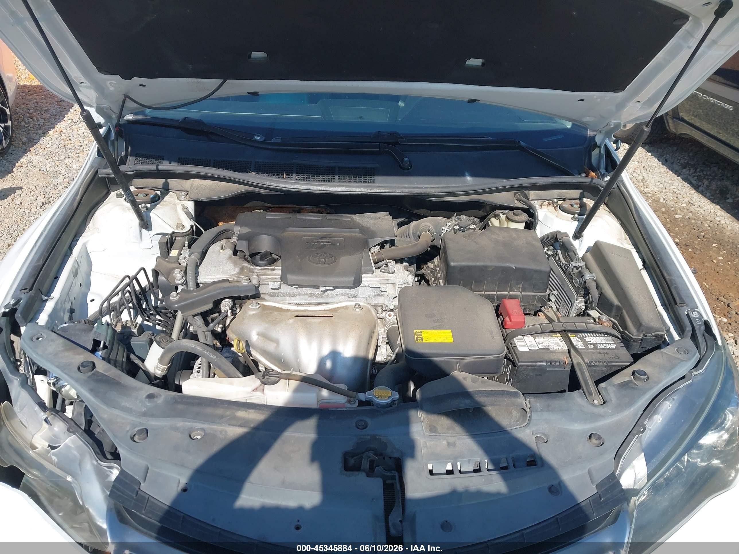2015 Toyota Camry Se White vin: 4T1BF1FK8FU903144