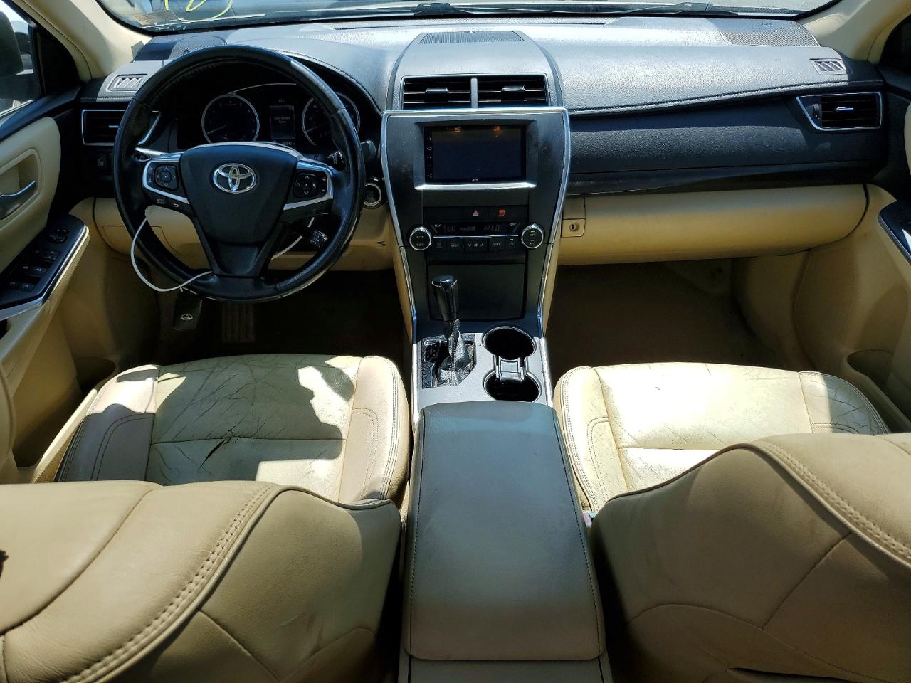 2015 Toyota Camry Xle Beige vin: 4T1BF1FK8FU905413