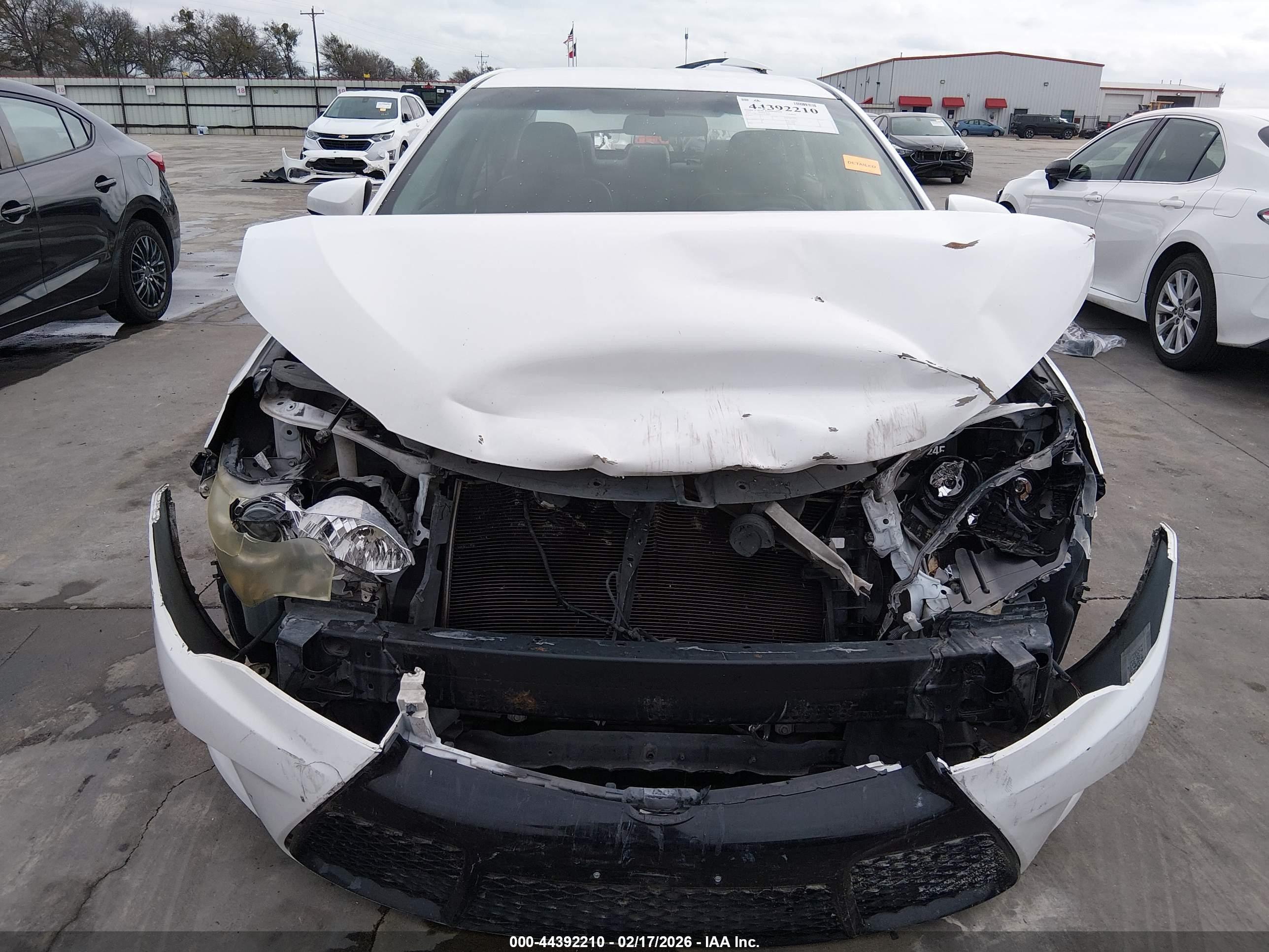 2015 Toyota Camry Se White vin: 4T1BF1FK8FU922485