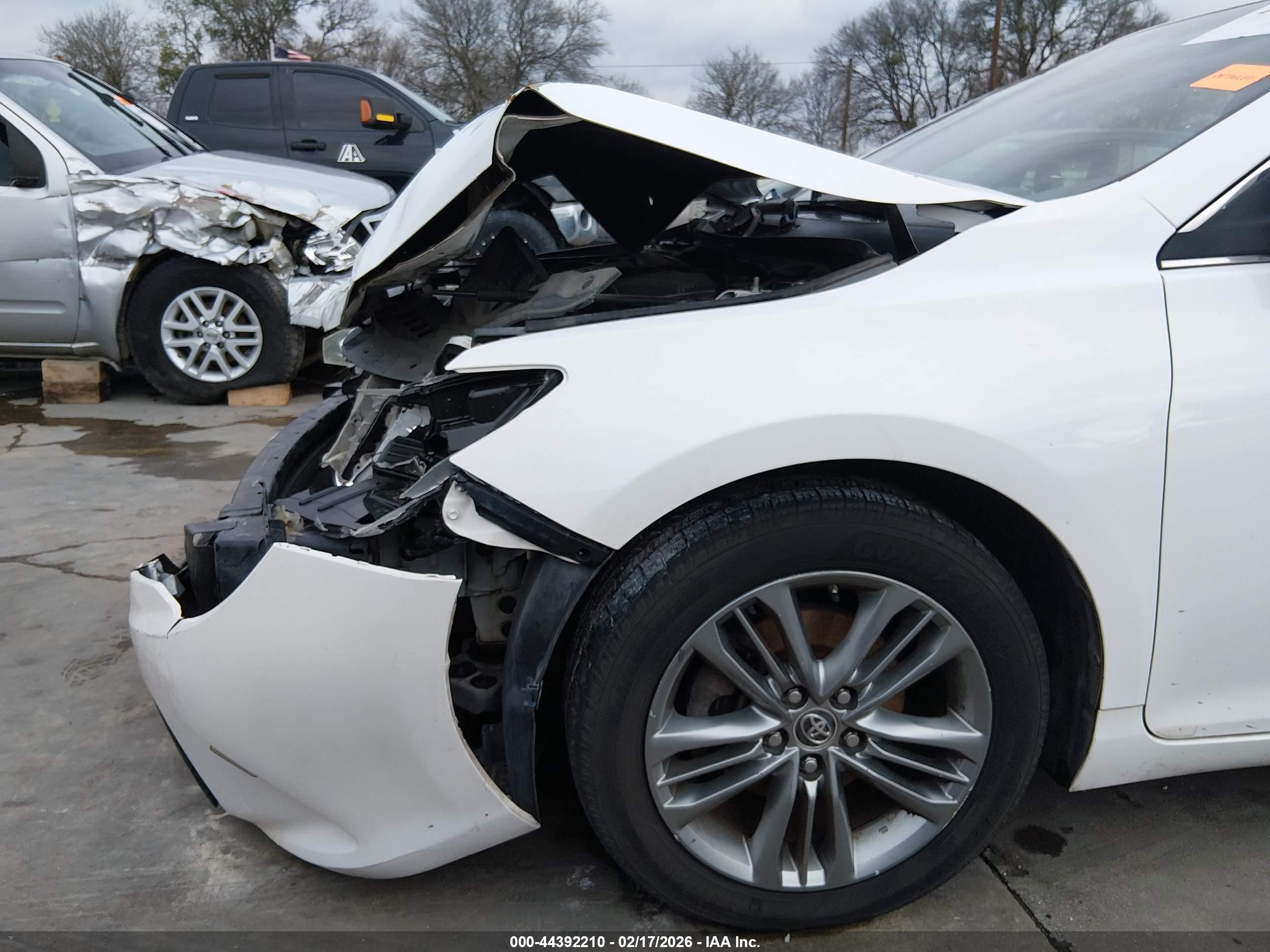 2015 Toyota Camry Se White vin: 4T1BF1FK8FU922485
