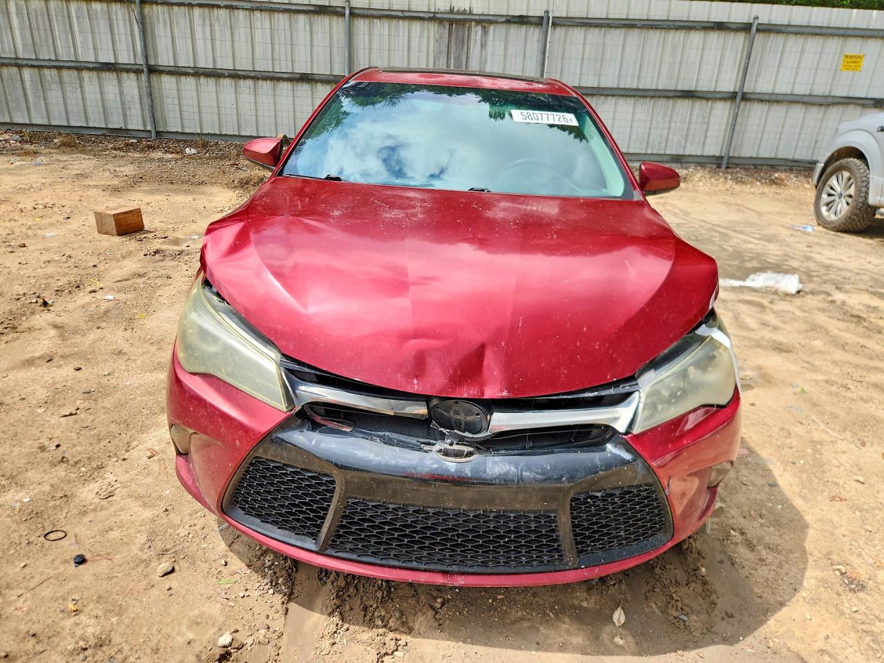 2015 Toyota Camry Se Burgundy vin: 4T1BF1FK8FU926343