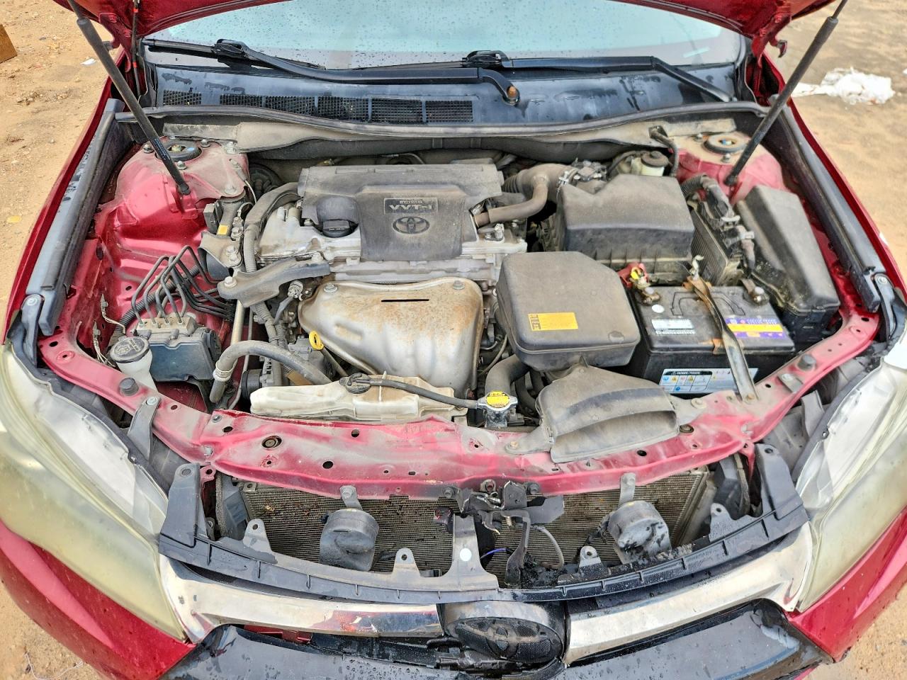 2015 Toyota Camry Se Burgundy vin: 4T1BF1FK8FU926343