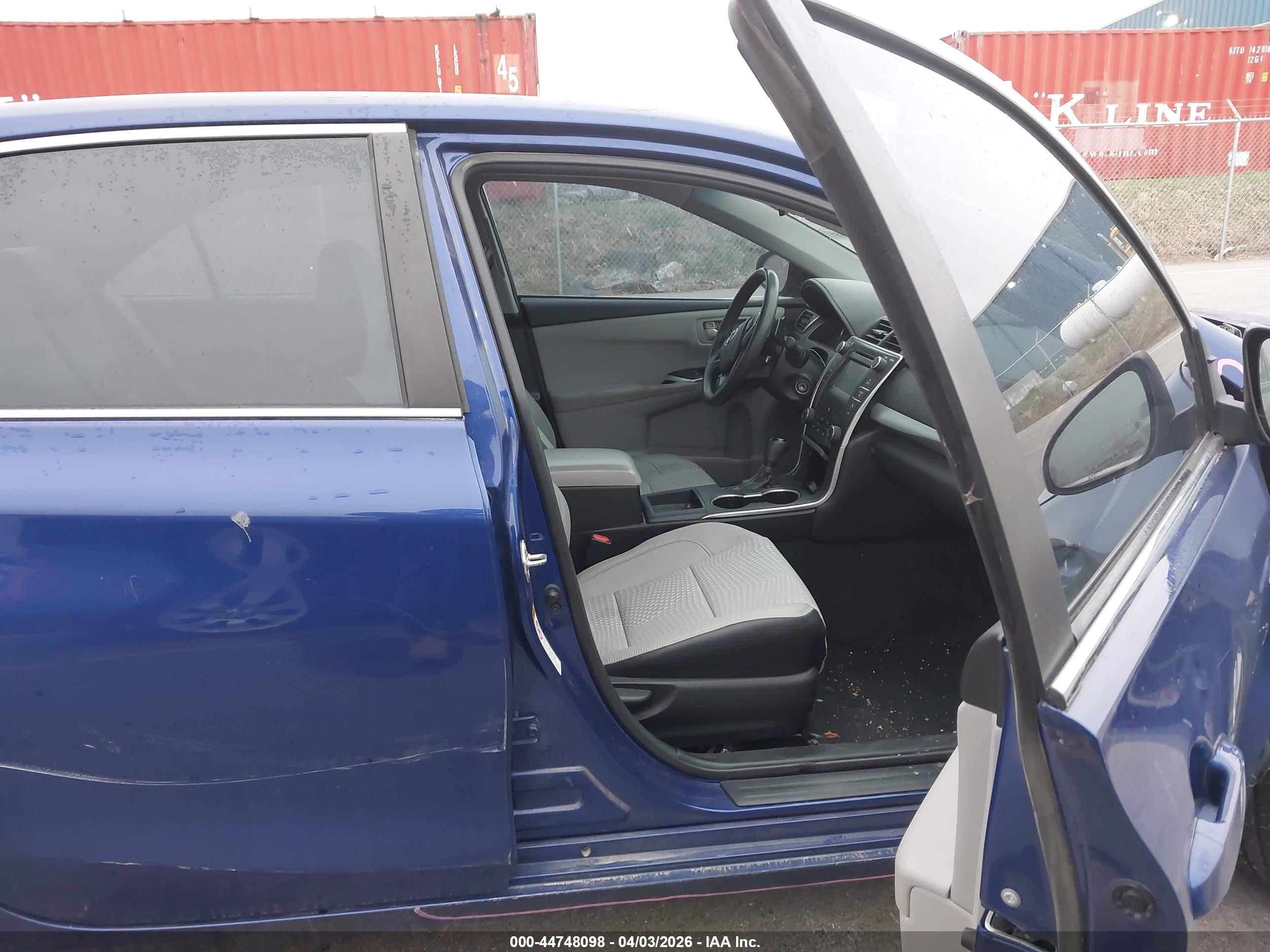 2015 Toyota Camry Se Синий vin: 4T1BF1FK8FU965854