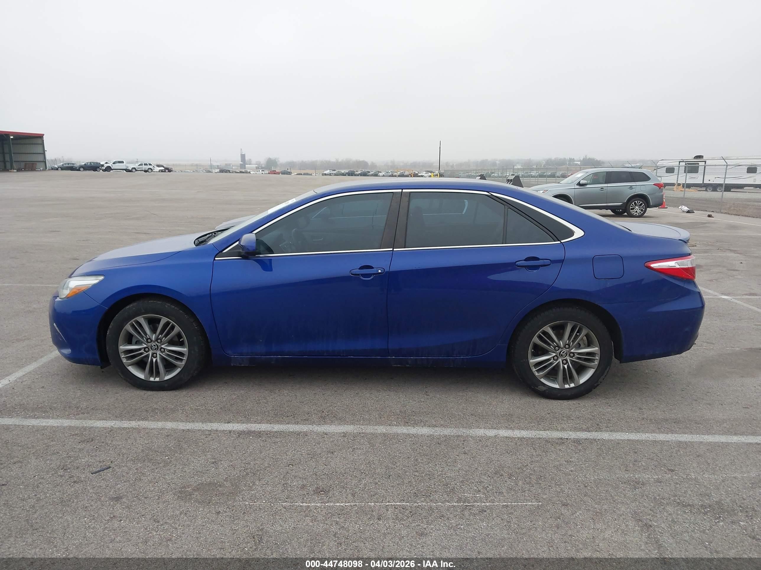 2015 Toyota Camry Se Синий vin: 4T1BF1FK8FU965854