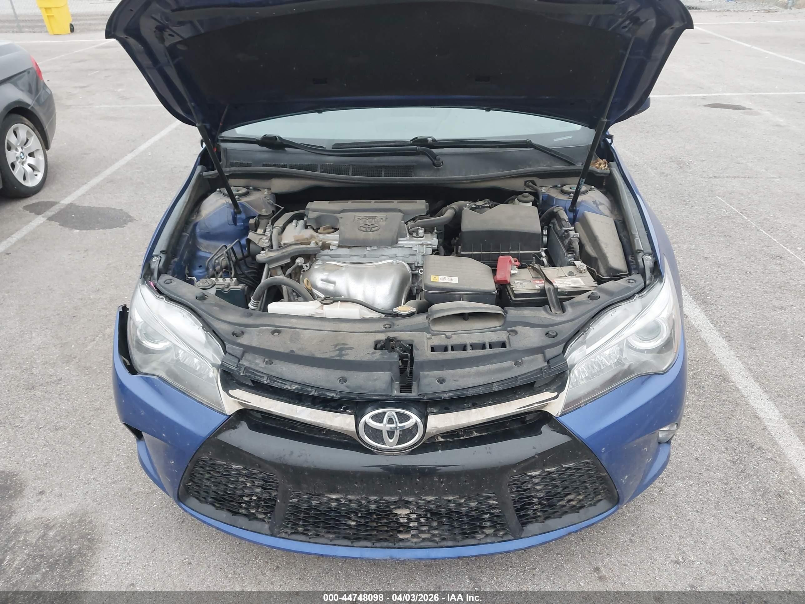 2015 Toyota Camry Se Синий vin: 4T1BF1FK8FU965854