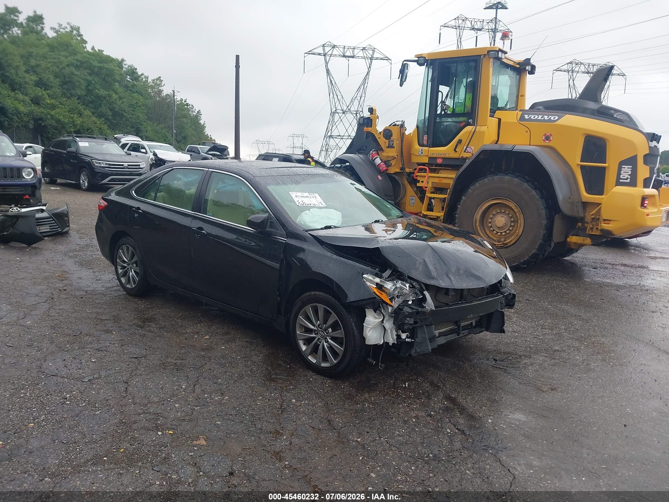 2015 Toyota Camry Le/xle/se/xse Черный vin: 4T1BF1FK8FU966616