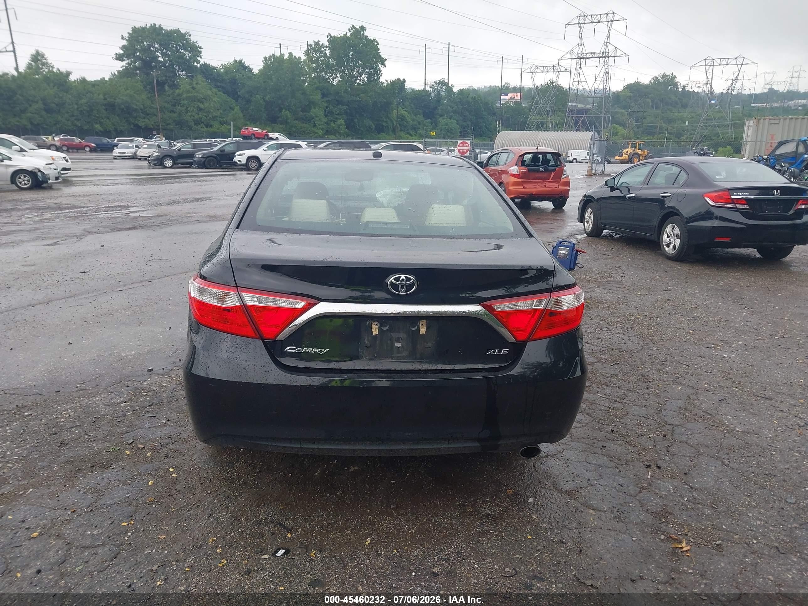 2015 Toyota Camry Le/xle/se/xse Черный vin: 4T1BF1FK8FU966616
