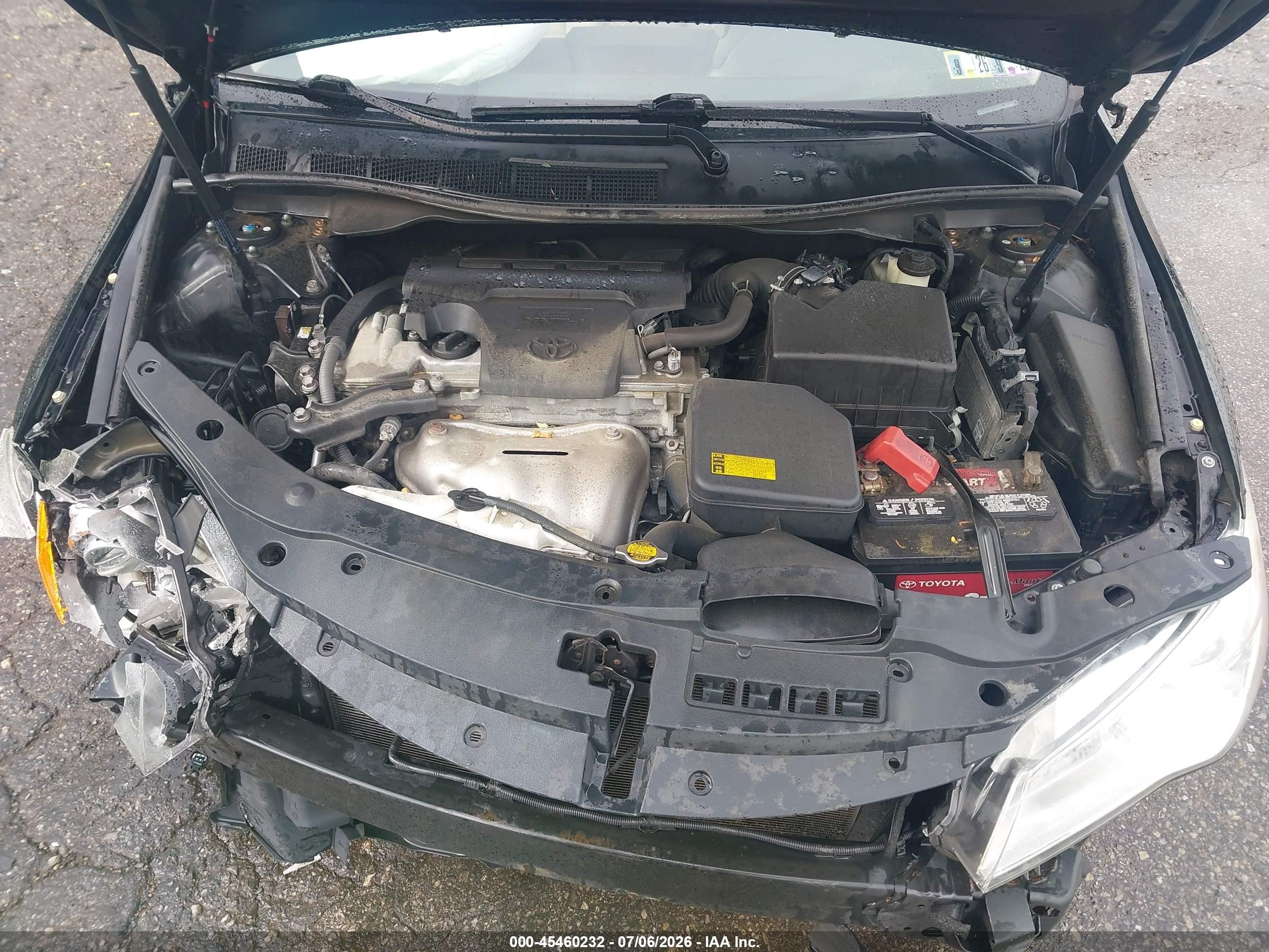 2015 Toyota Camry Le/xle/se/xse Черный vin: 4T1BF1FK8FU966616